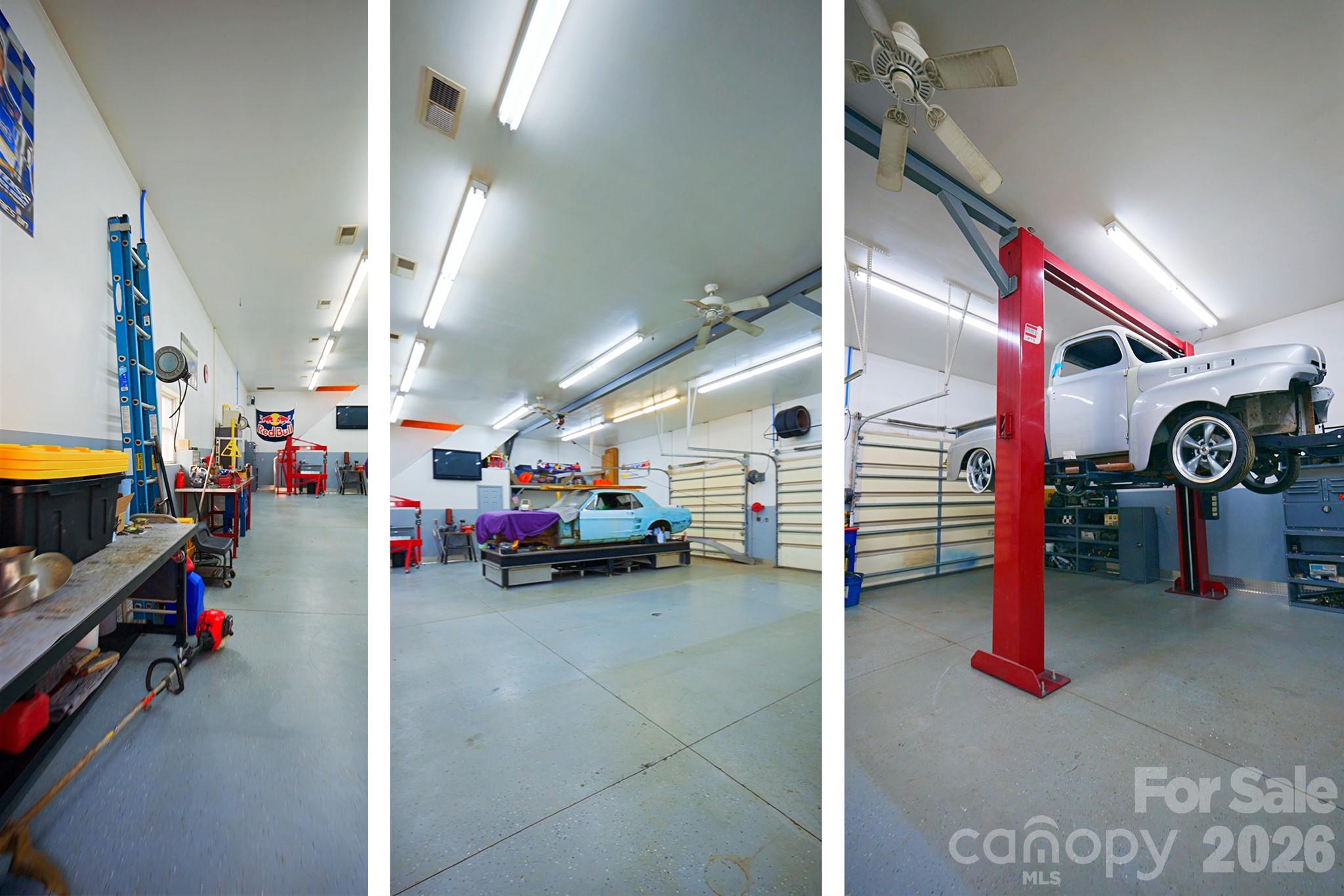 3 Bays and Extensive Built-In Equipment - 132 Monarch Lane, Mooresville