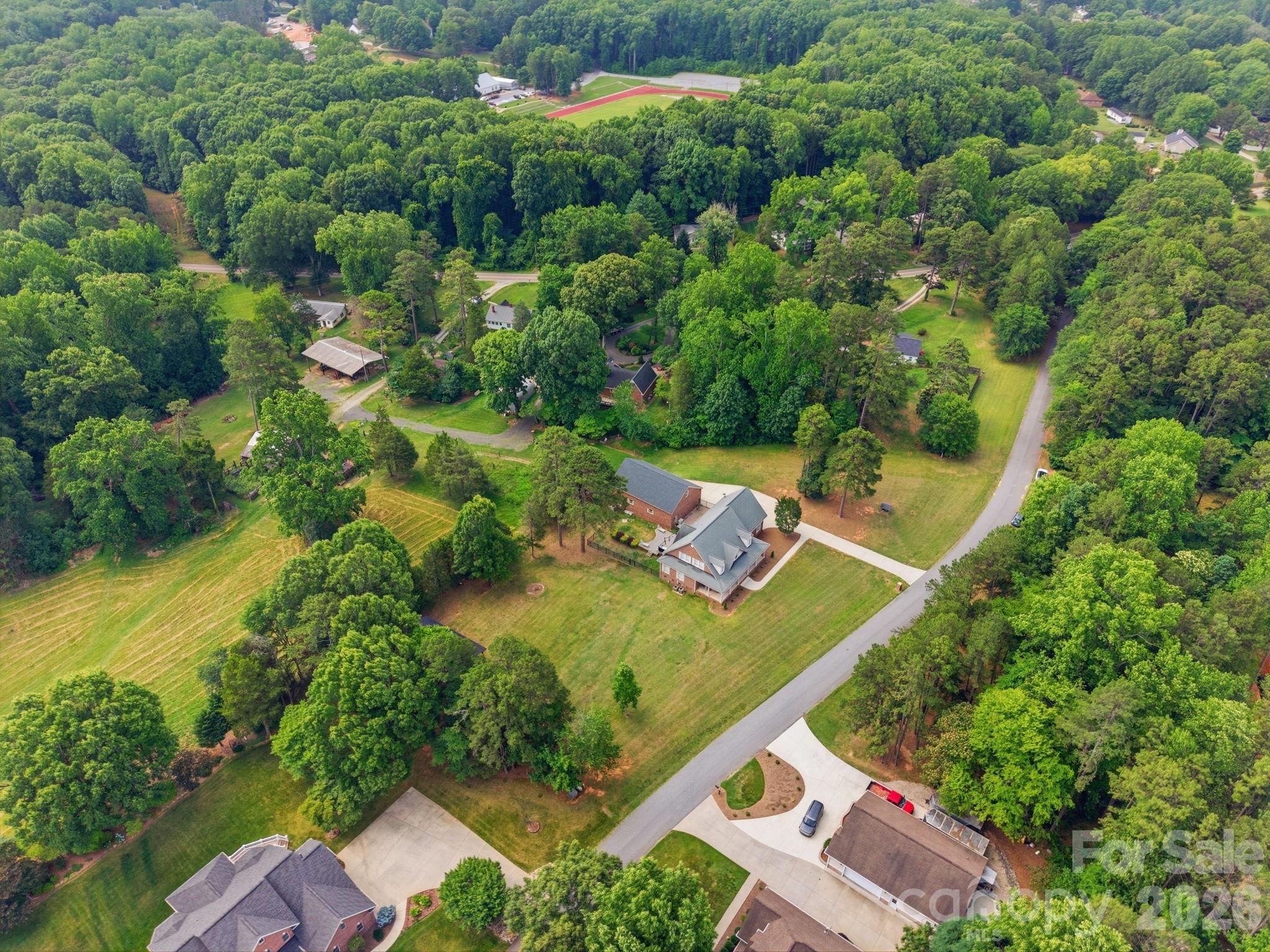 Lot stretches all the way to Midway Lake Road - 132 Monarch Lane, Mooresville