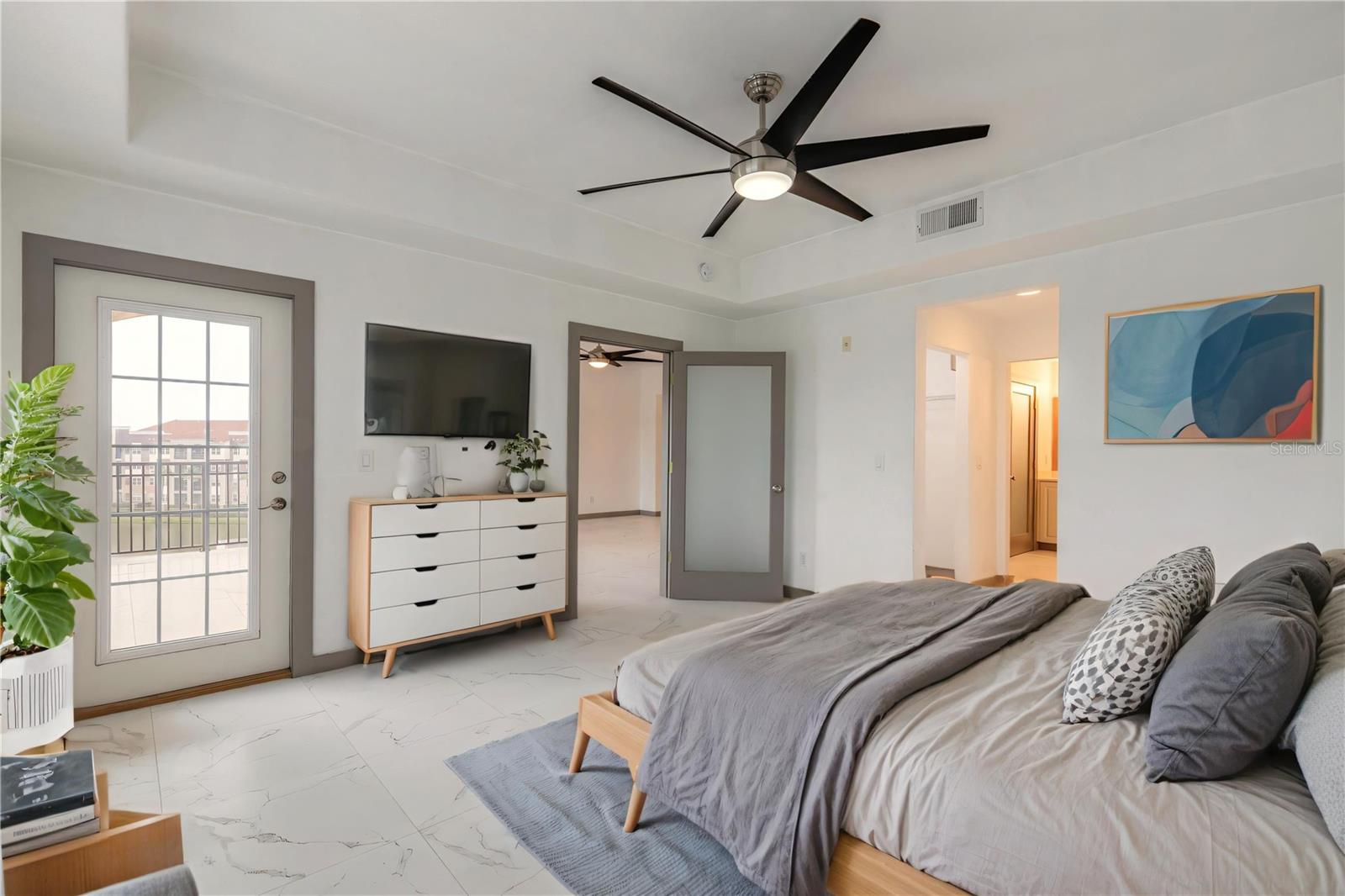 Virt Staged Primary Bedroom - 424 LUNA BELLA LN #416C, NEW SMYRNA BEACH