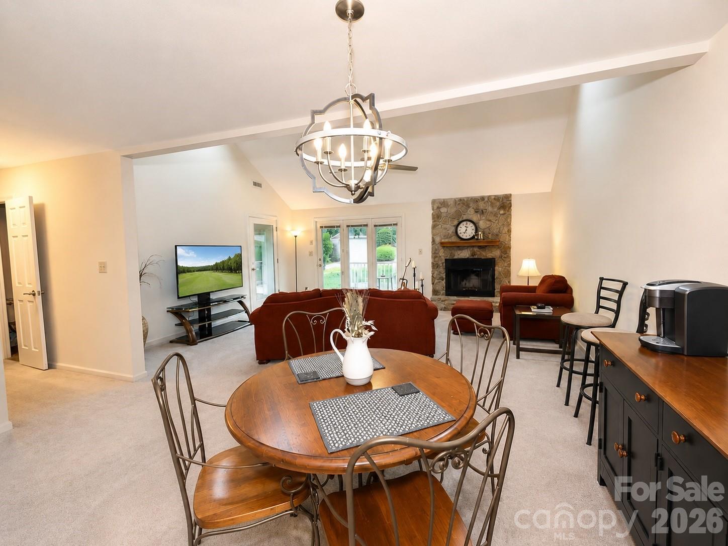 View from Kitchen - 3675 Rock Bridge Drive NE, Conover