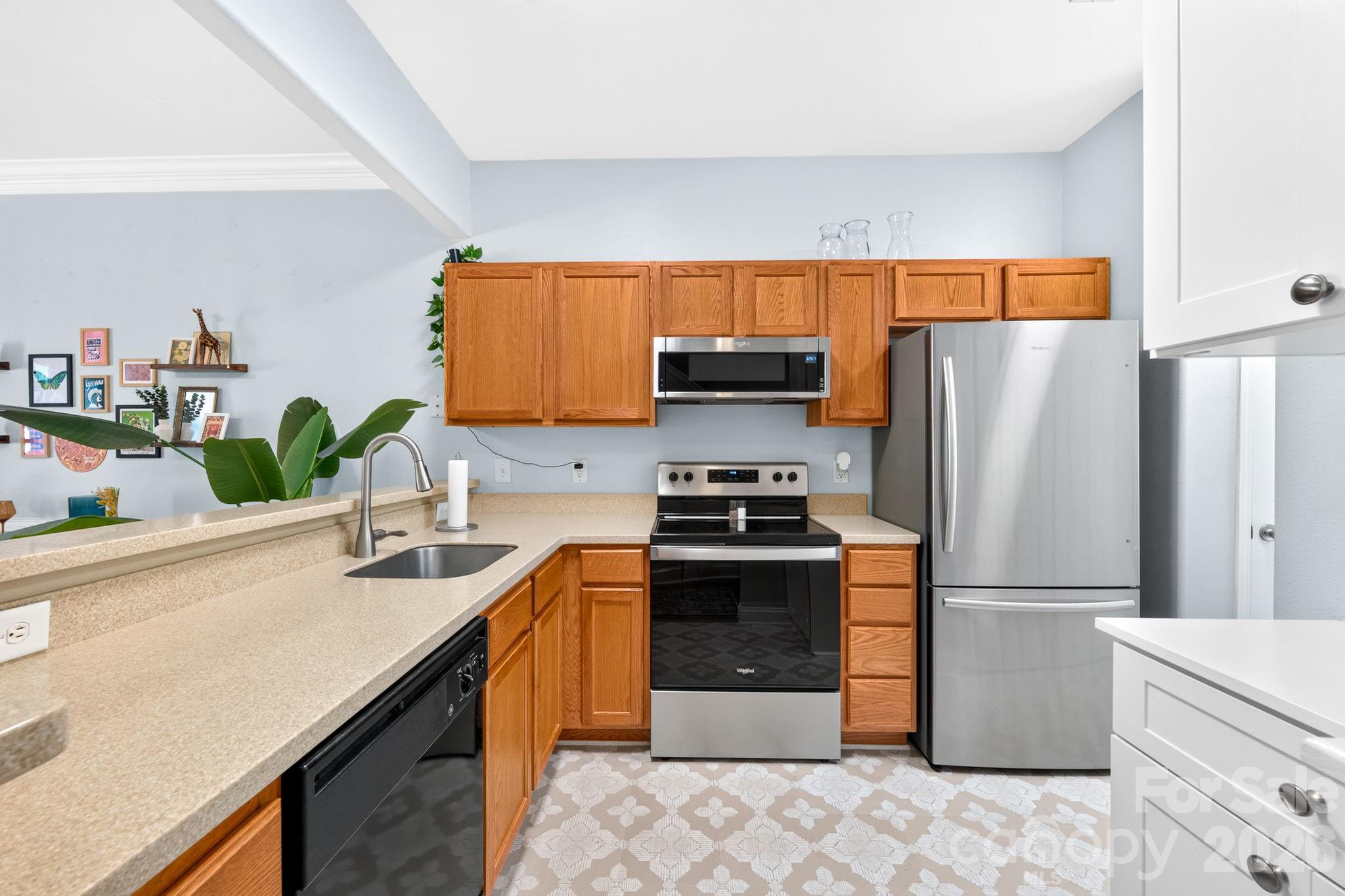 Kitchen overlooking Family Room - 6312 Rhodins Lane, Indian Land