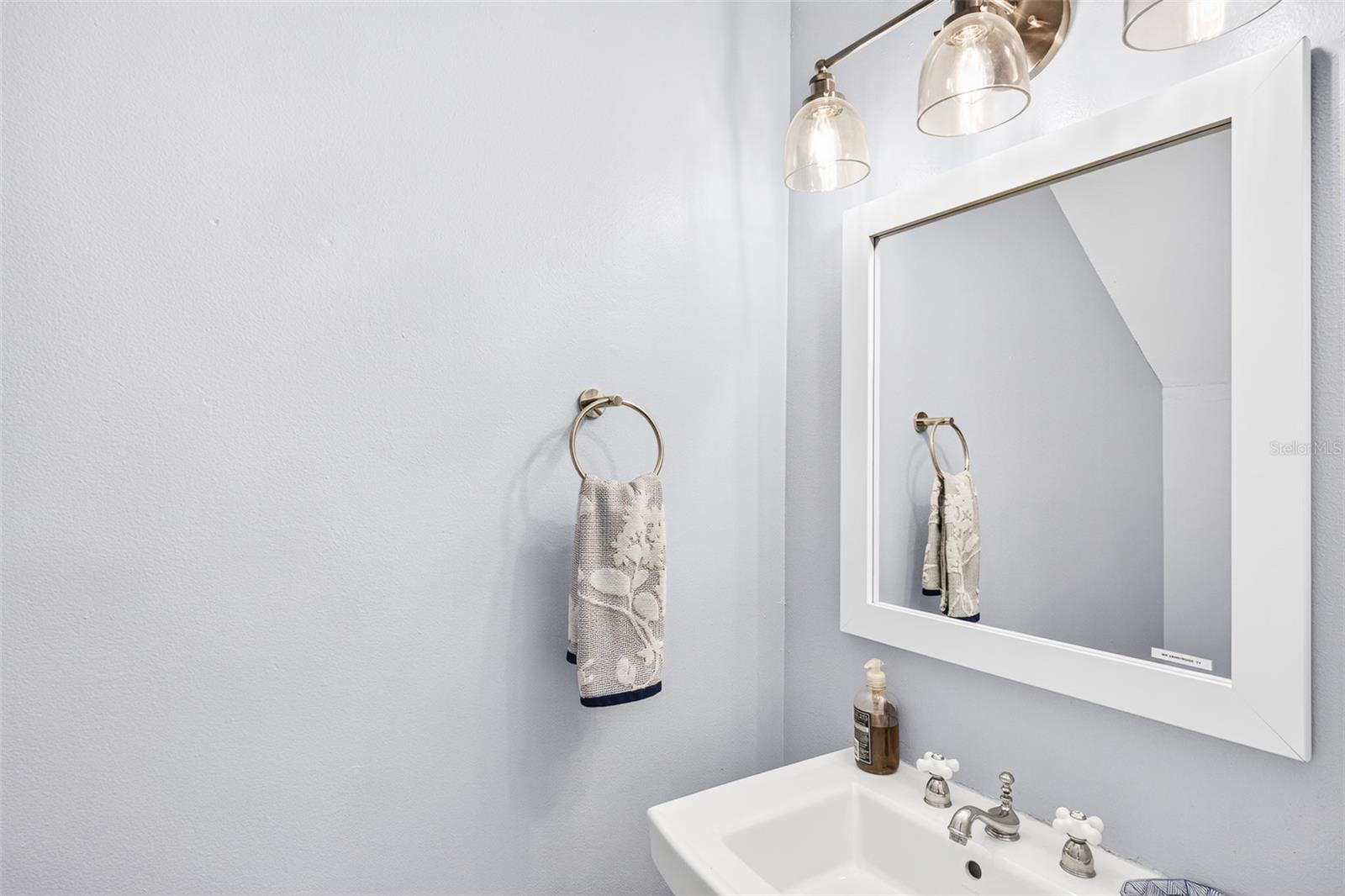Half bathroom downstairs - 742 LAUREL BAY CIR, NEW SMYRNA BEACH