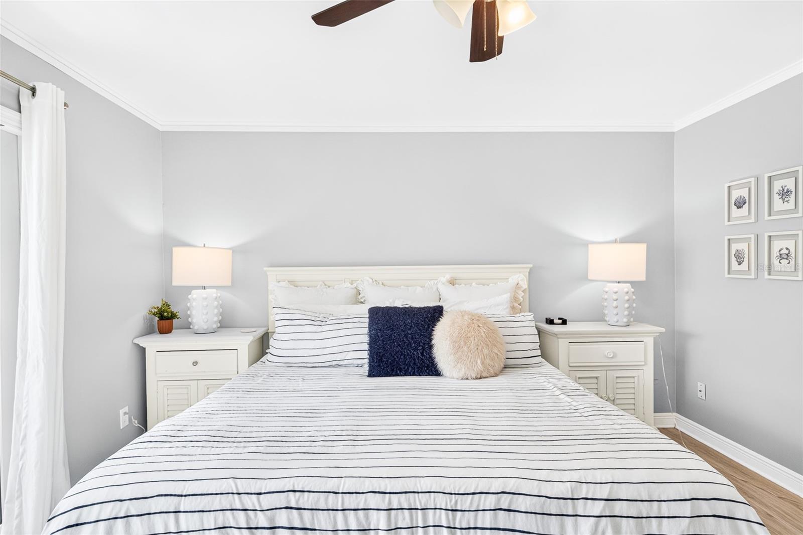 2nd bedroom with balcony access and walking closet - 742 LAUREL BAY CIR, NEW SMYRNA BEACH