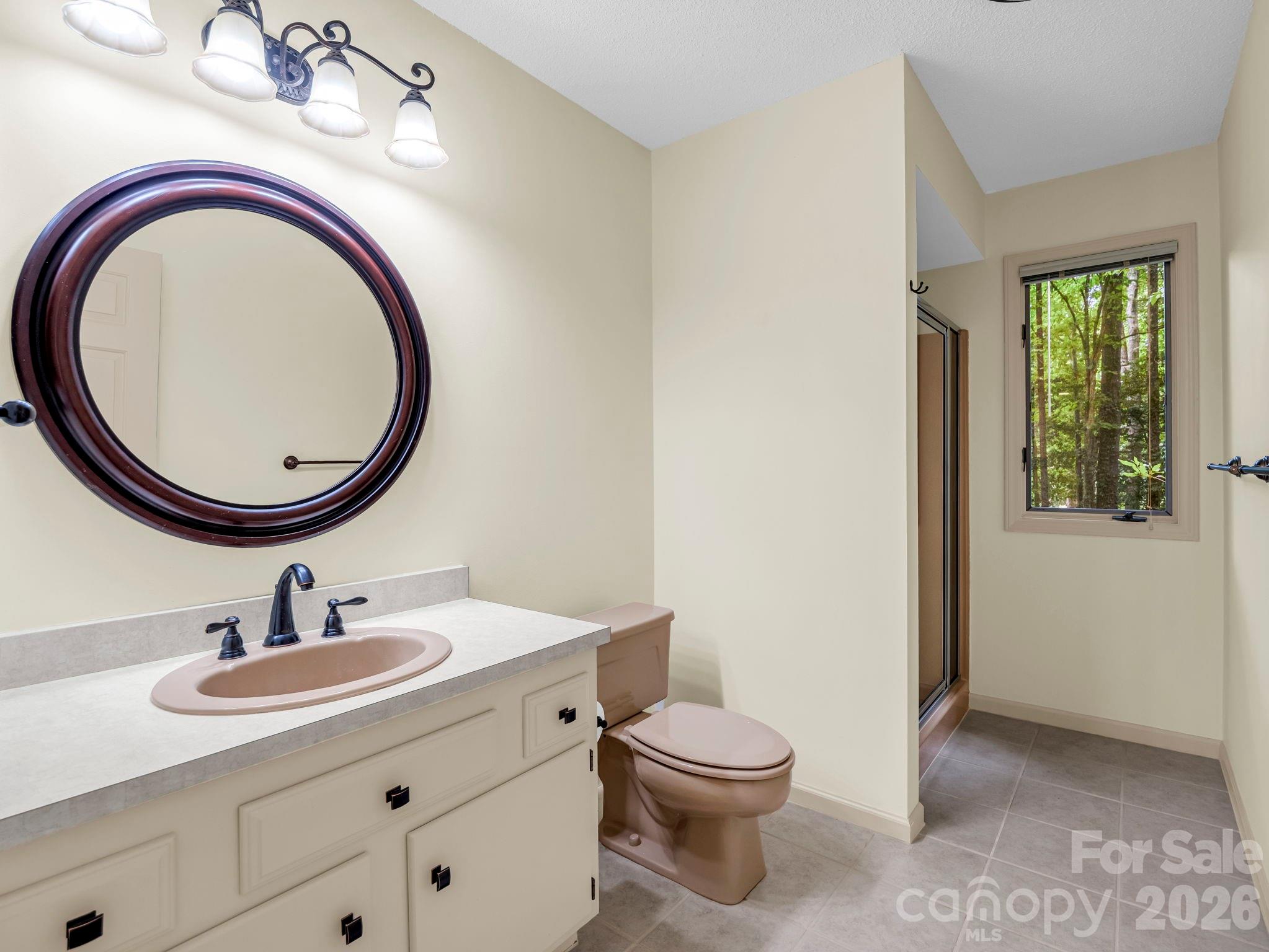 Lower Level full bath - 115 Woodhaven Drive, Hendersonville