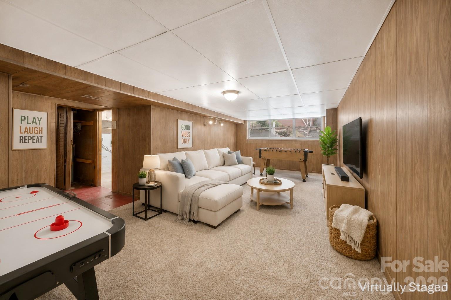 Rec Room downstairs - 309 Oak Hill Road, Candler