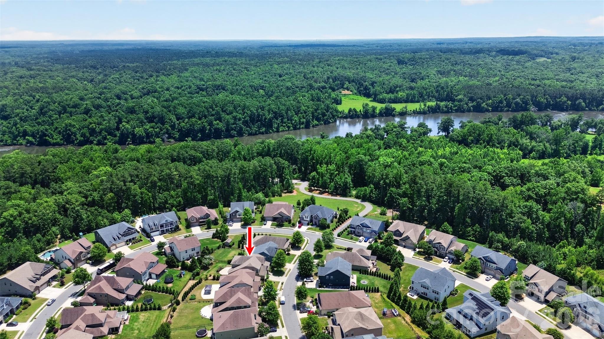 Home in reference to the River Launch area. - 6071 Drave Lane, Fort Mill