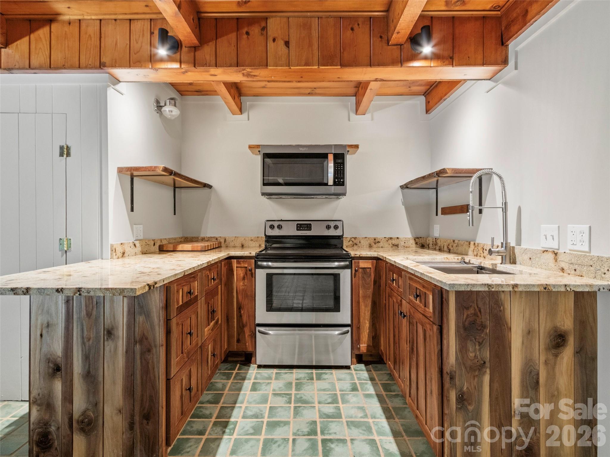 Kitchen in main house basement - 191 N Fork Road, Burnsville