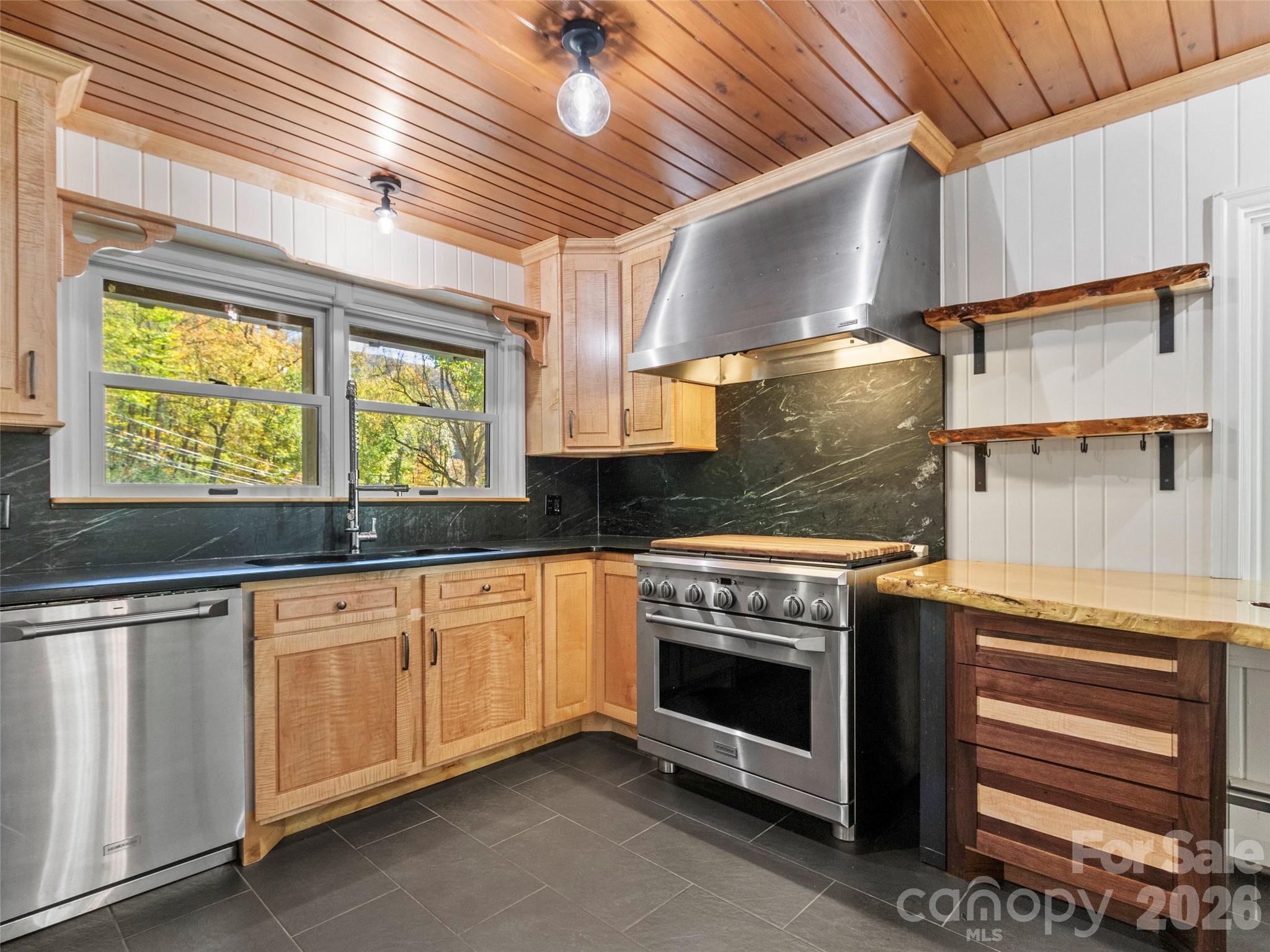 Main House Kitchen - 191 N Fork Road, Burnsville