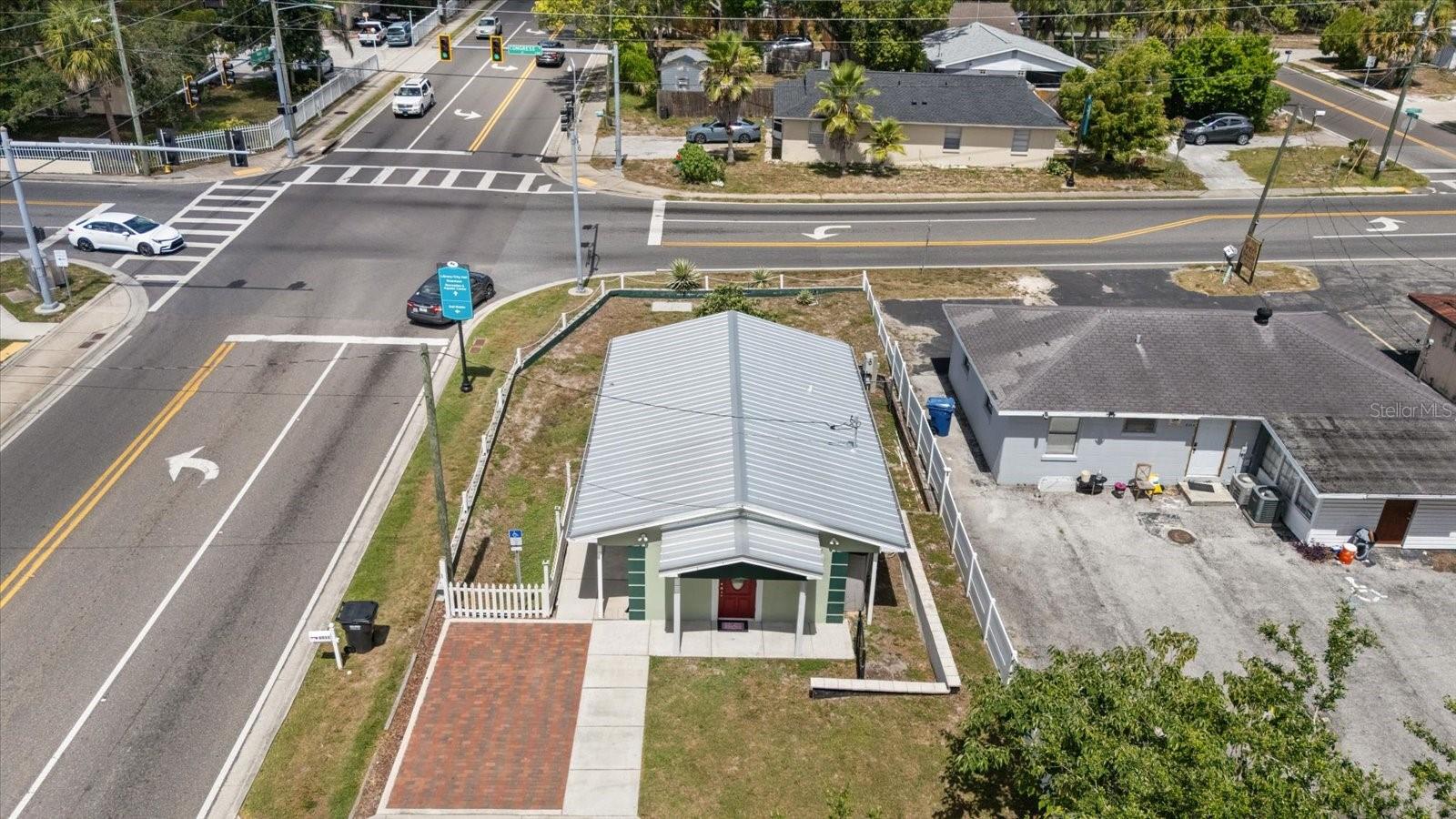 Corner Lot wit Metal Roof - 6511 MAIN ST, NEW PORT RICHEY