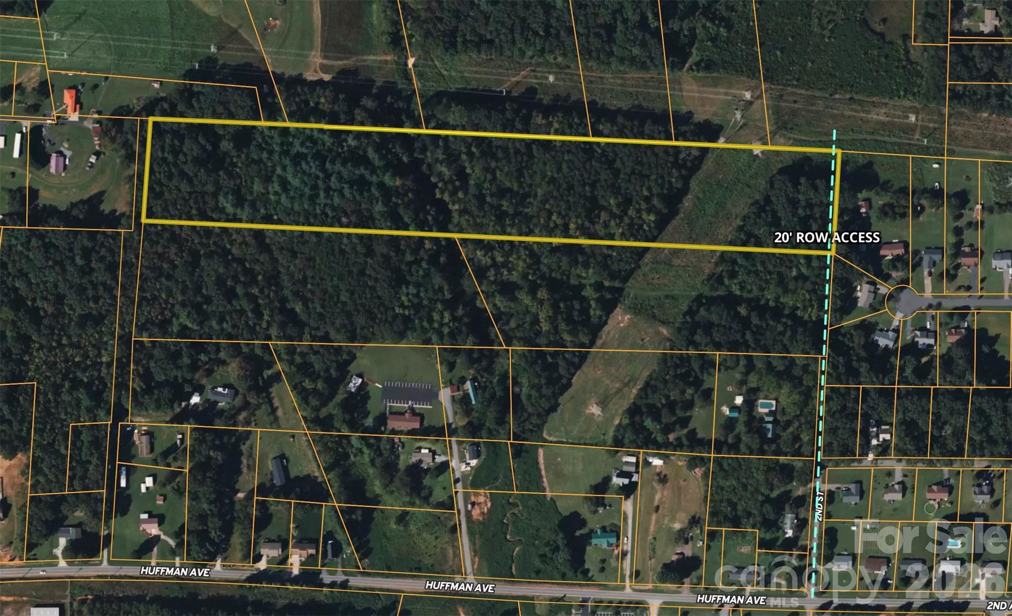 20' ROW - 8485 Huffman Avenue, Connelly Springs