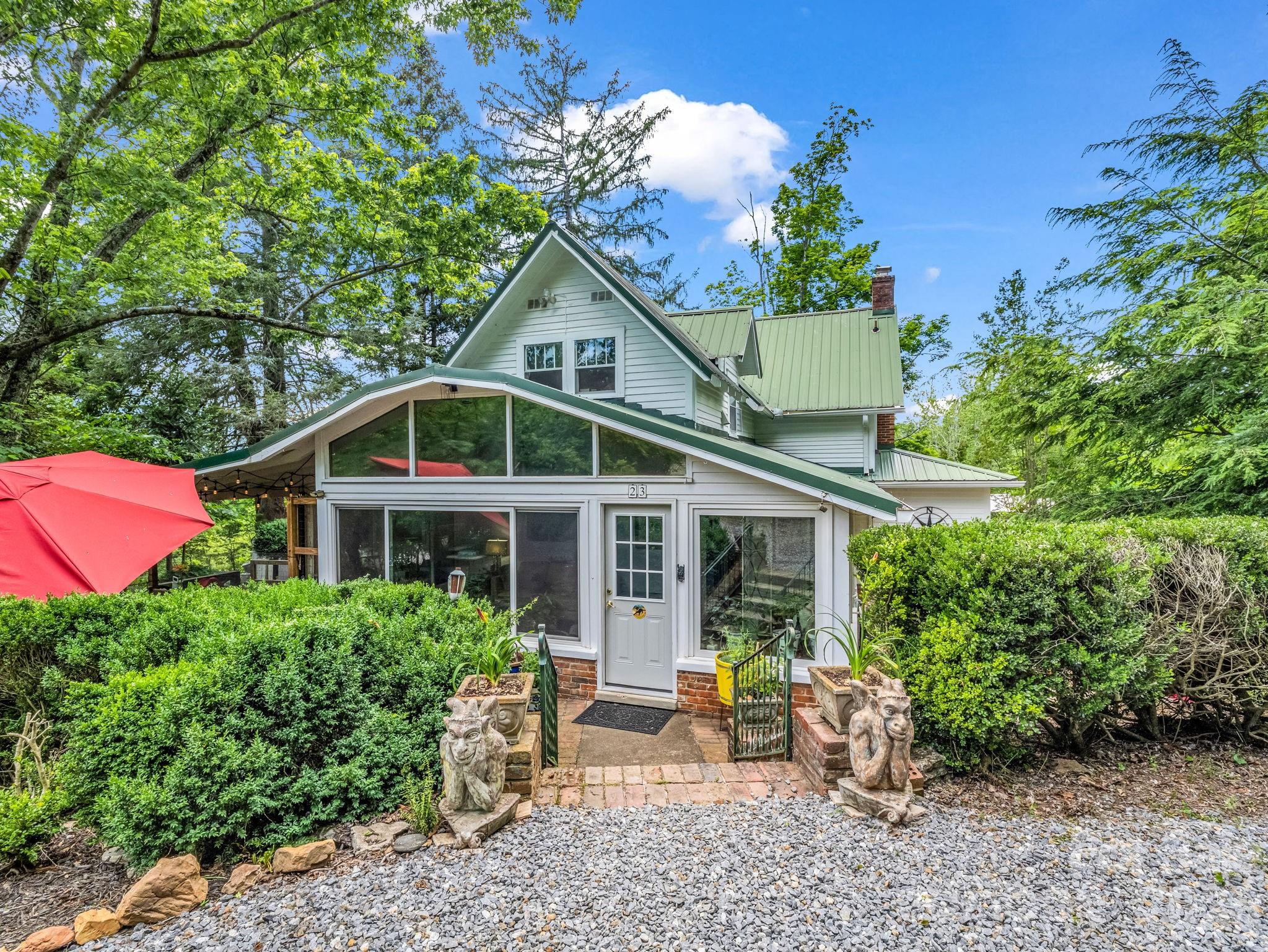 Inviting Front Entry - 23 Sunset Drive, Black Mountain