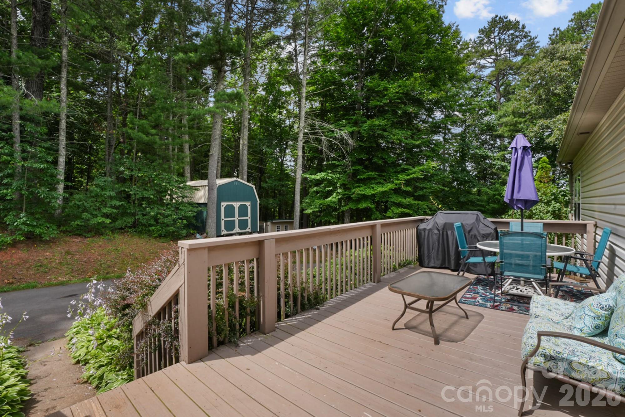Back Deck - 90 King Road, Weaverville