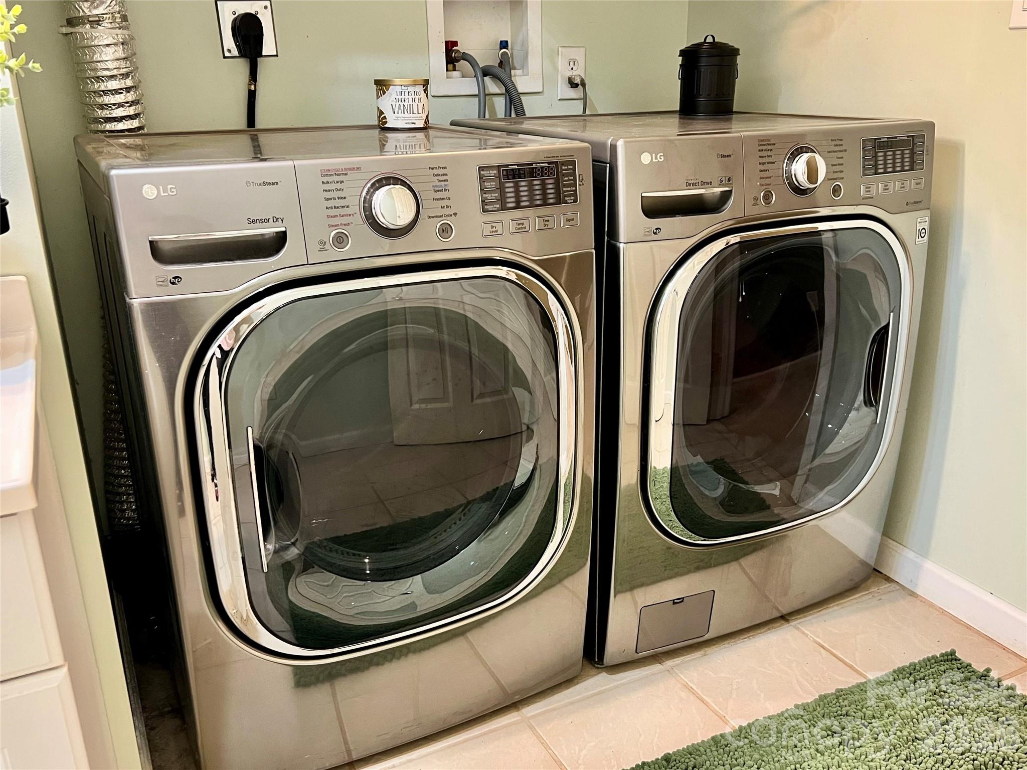Laundry in Primary Bedroom Closet - 90 King Road, Weaverville