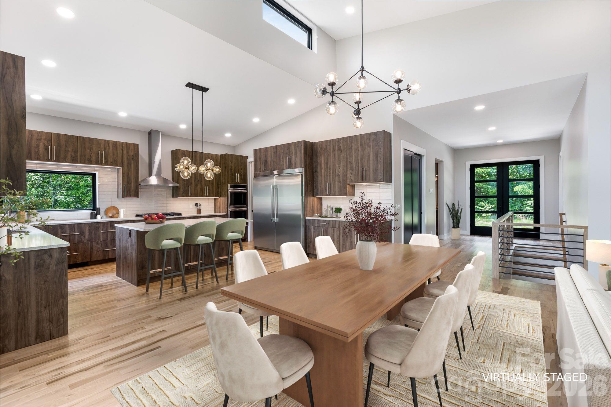 Common area virtually staged. - 60 King Horn Ridge, Waynesville