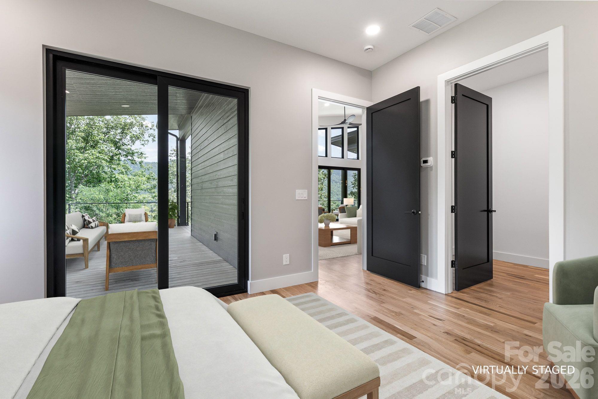 Primary suite virtually staged. - 60 King Horn Ridge, Waynesville