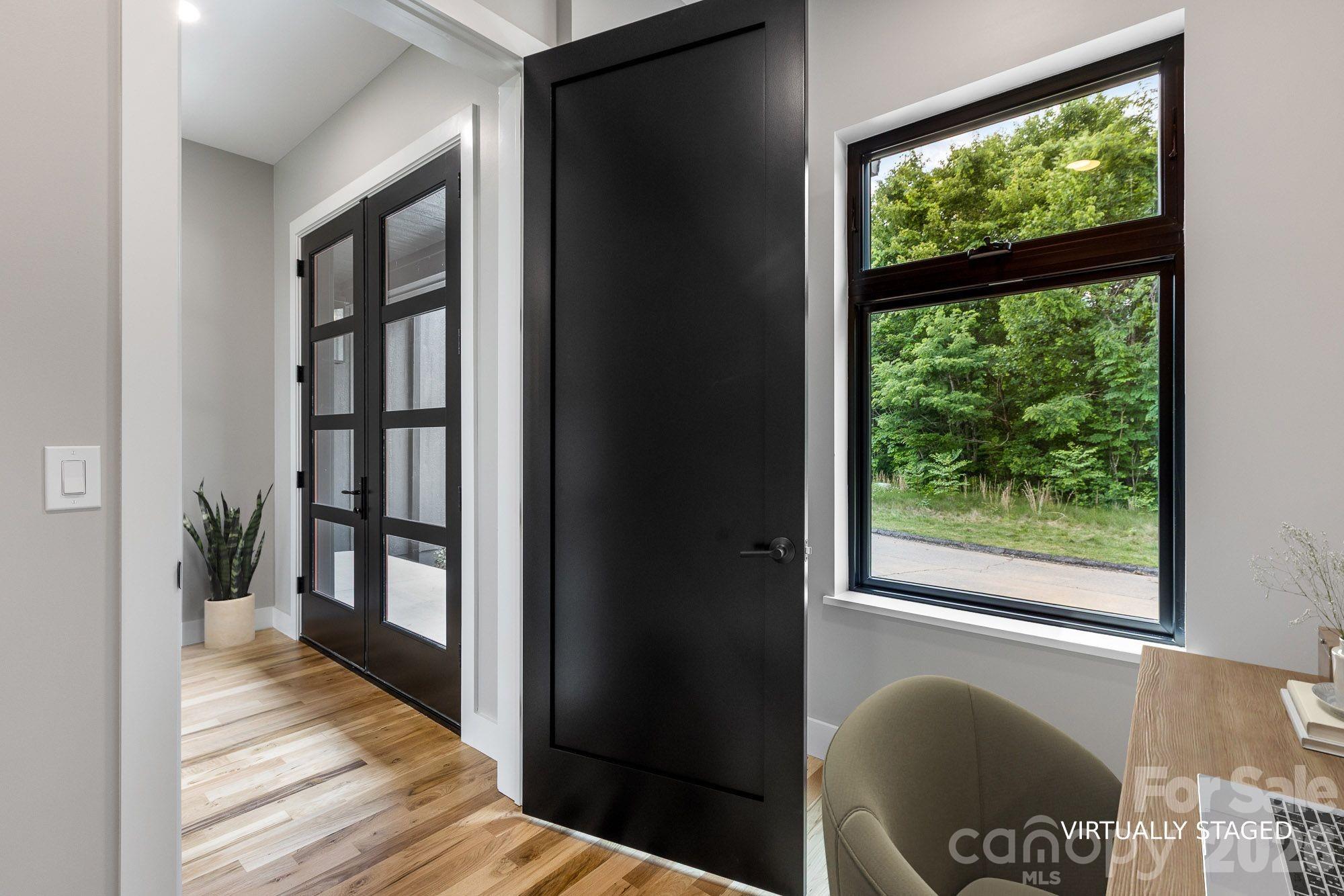 Home office virtually staged. - 60 King Horn Ridge, Waynesville