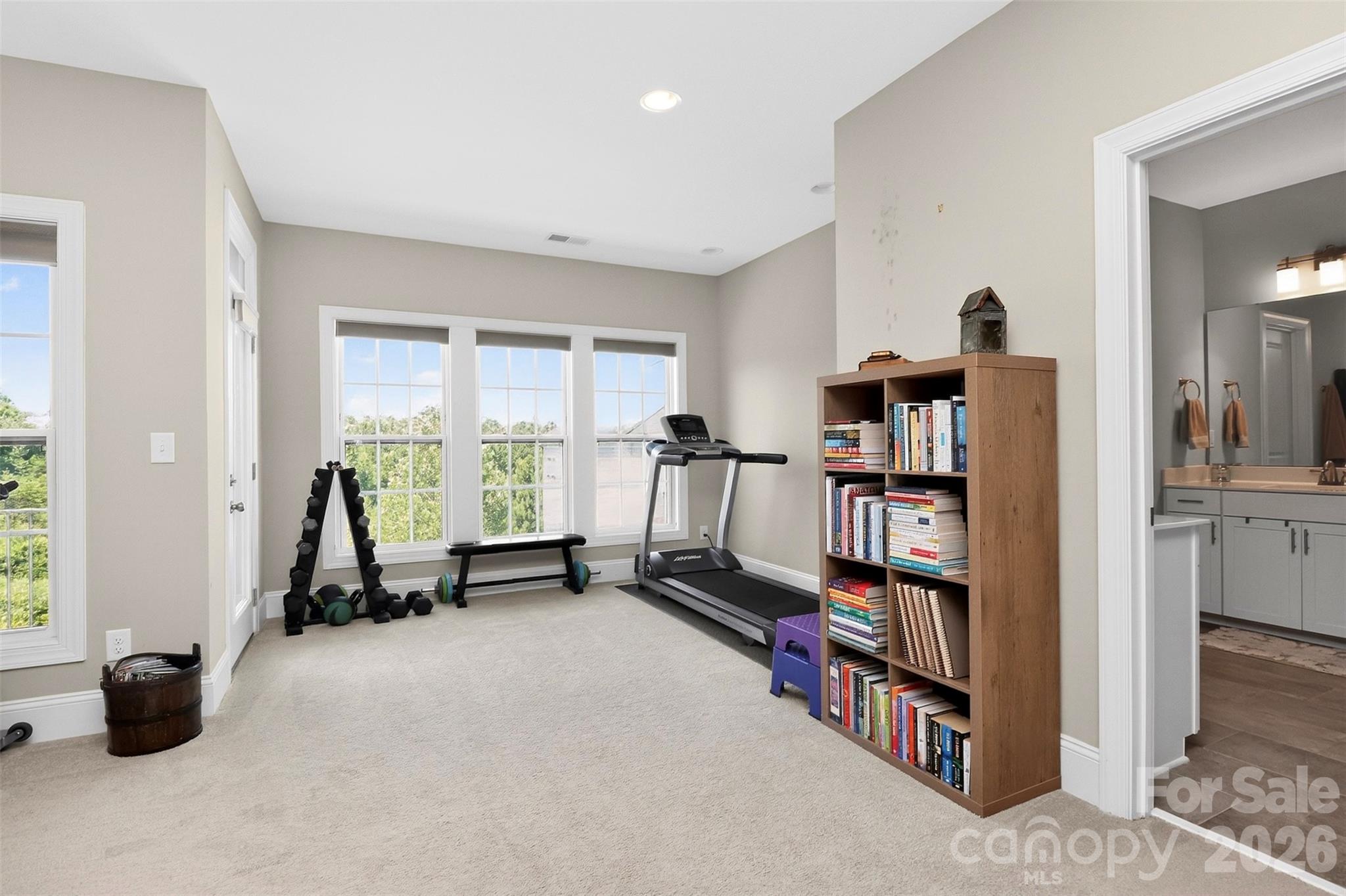 Primary Suite Sitting Area - 115 Mint Avenue, Mooresville