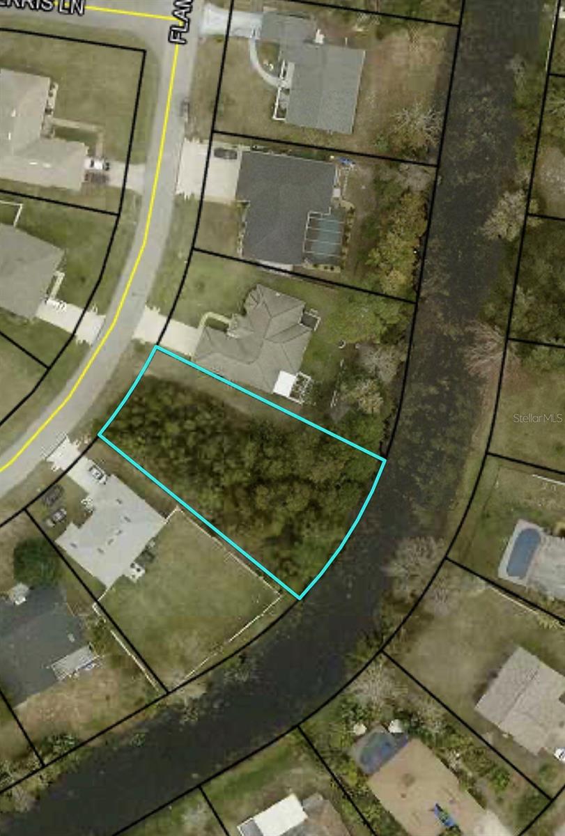 Overview of Canal Lot - 18 FLAMINGO DR, PALM COAST