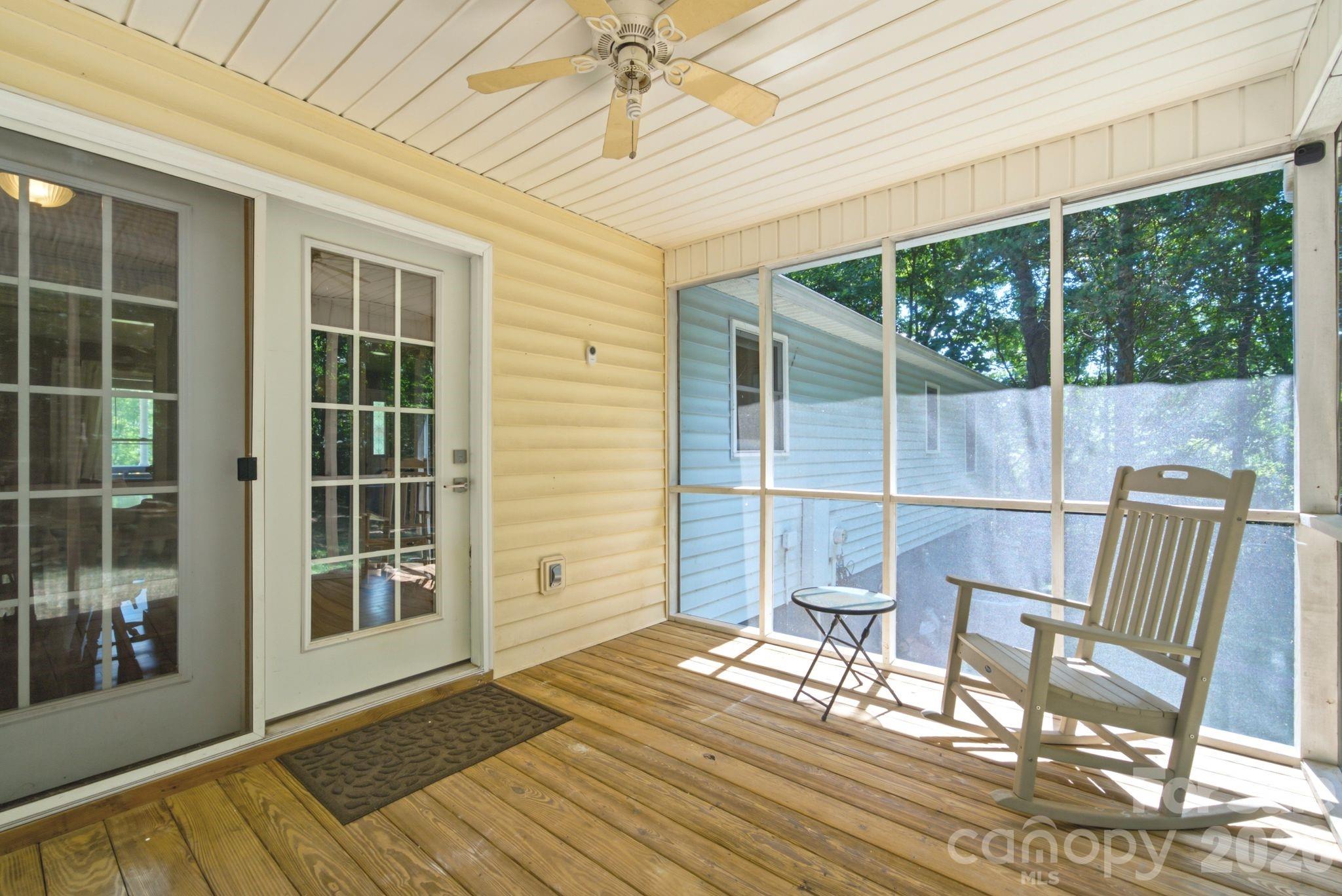 back porch - 1949 Ridge Road, Clover