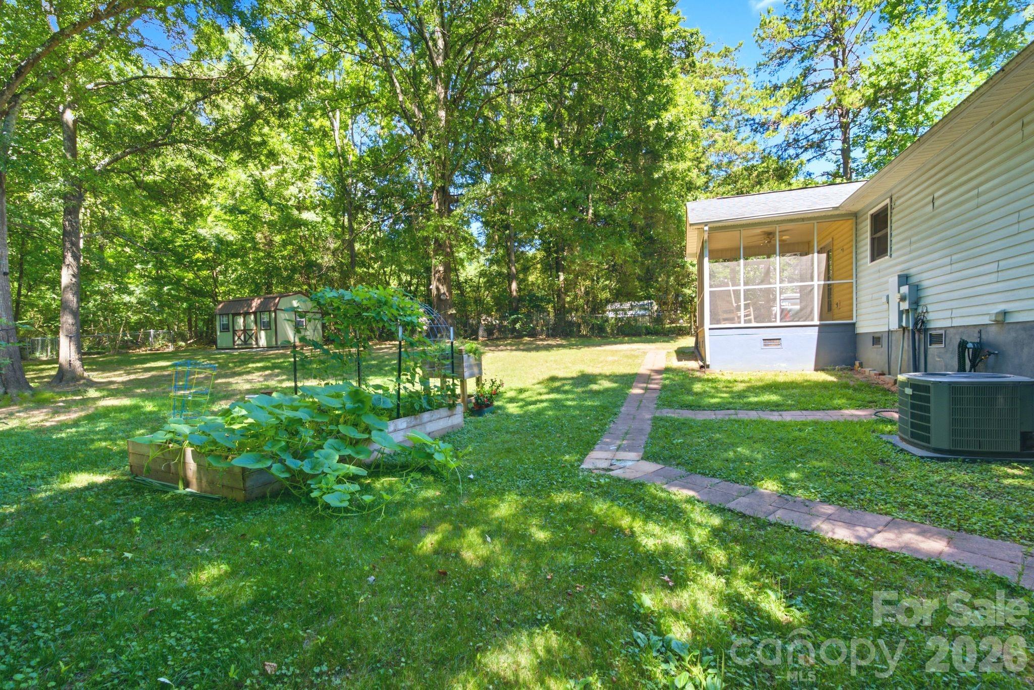 shaded yard - 1949 Ridge Road, Clover