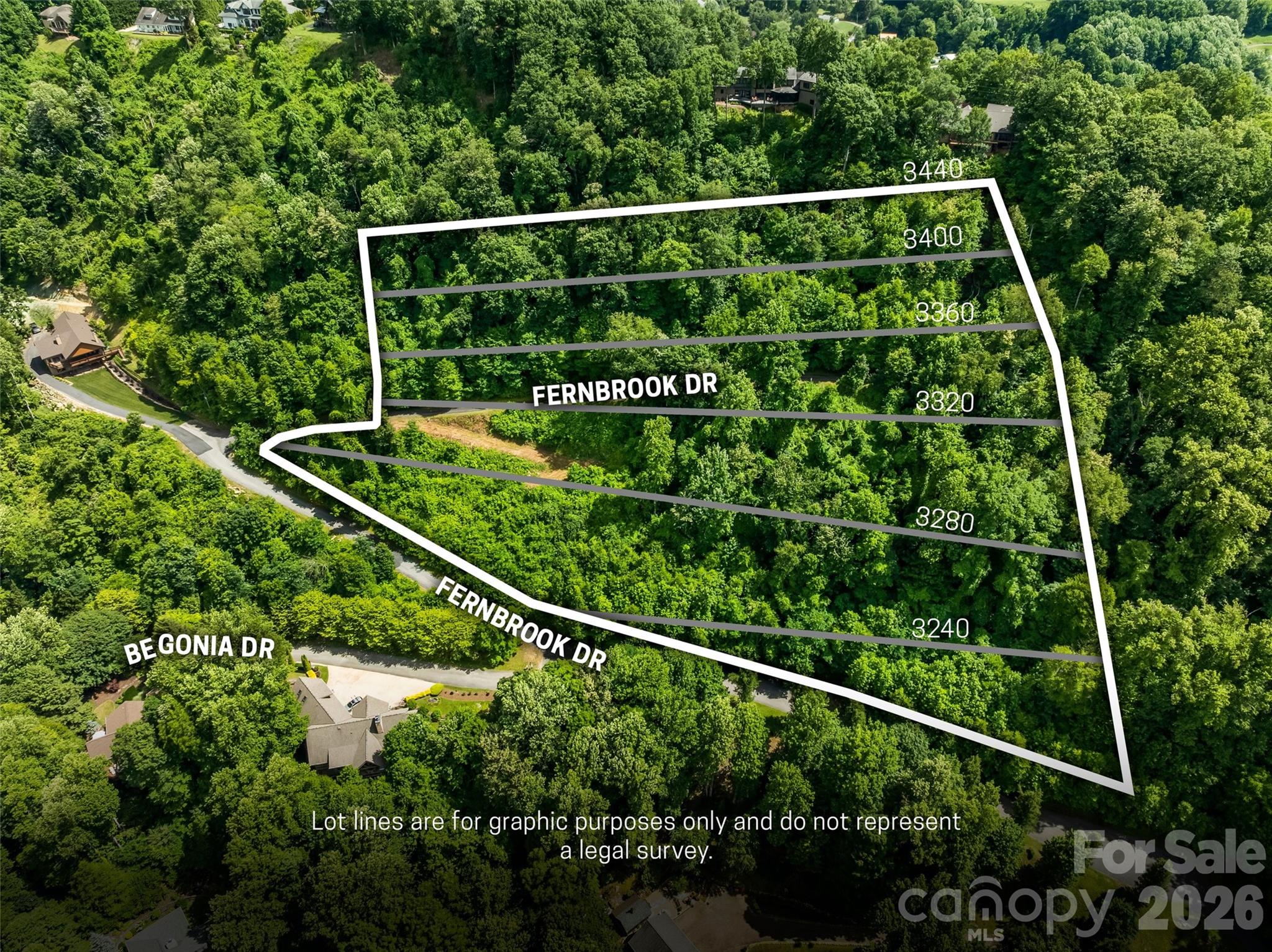 Drone Topo - lot#36 Fern Brook Drive, Waynesville