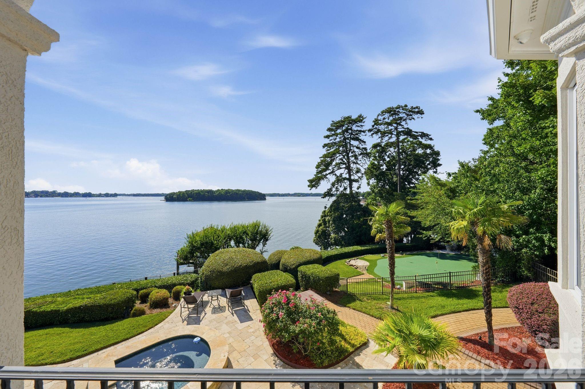 Main-level terrace view. - 16920 Harbor Master Cove, Cornelius