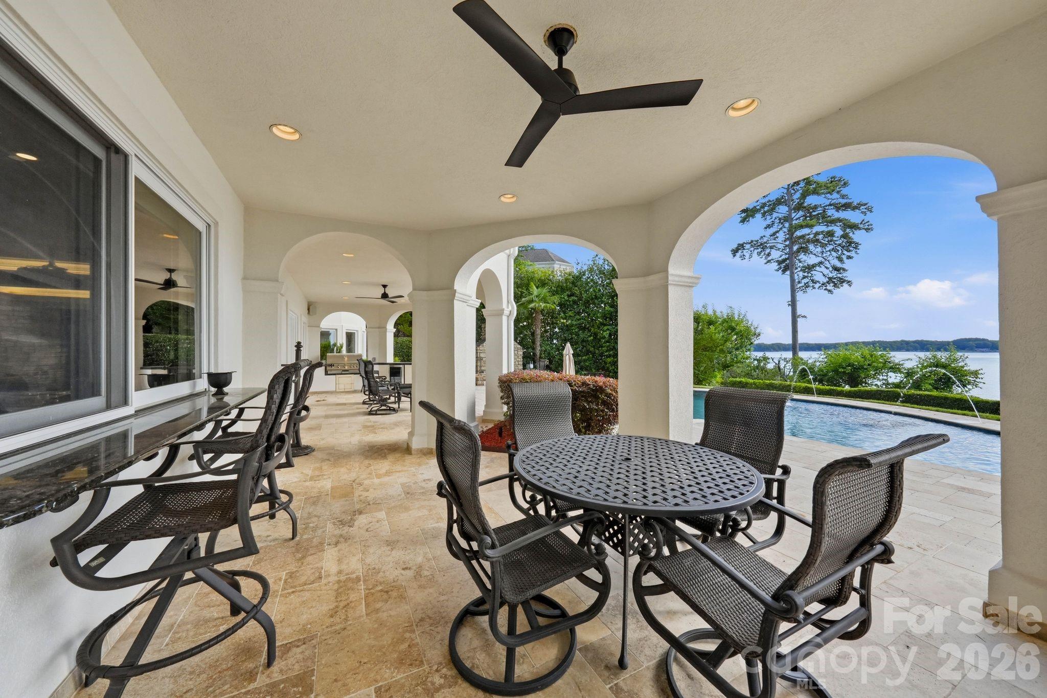 Lake-Level Covered Patio. - 16920 Harbor Master Cove, Cornelius