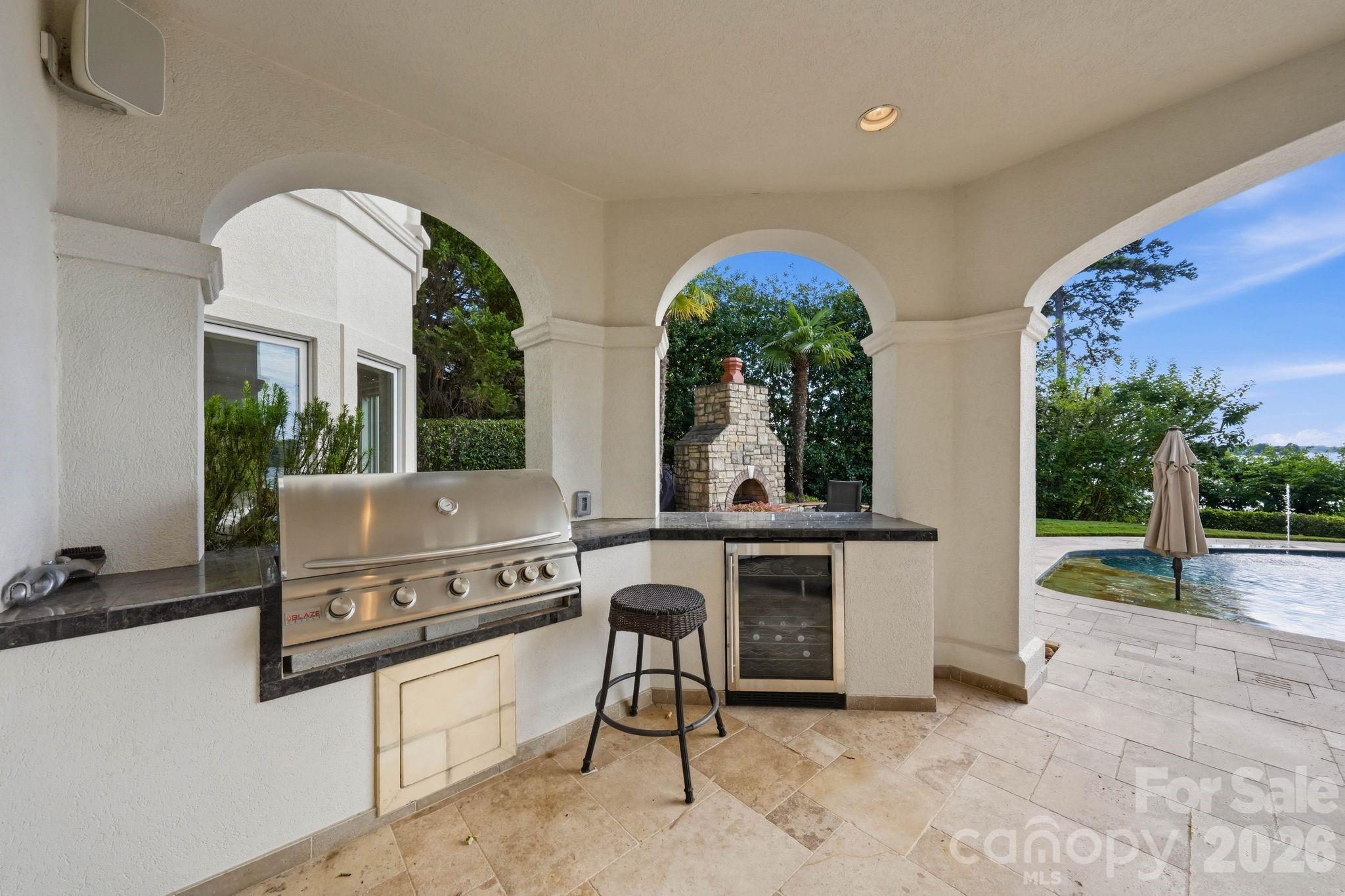 Covered Outdoor Kitchen - 16920 Harbor Master Cove, Cornelius