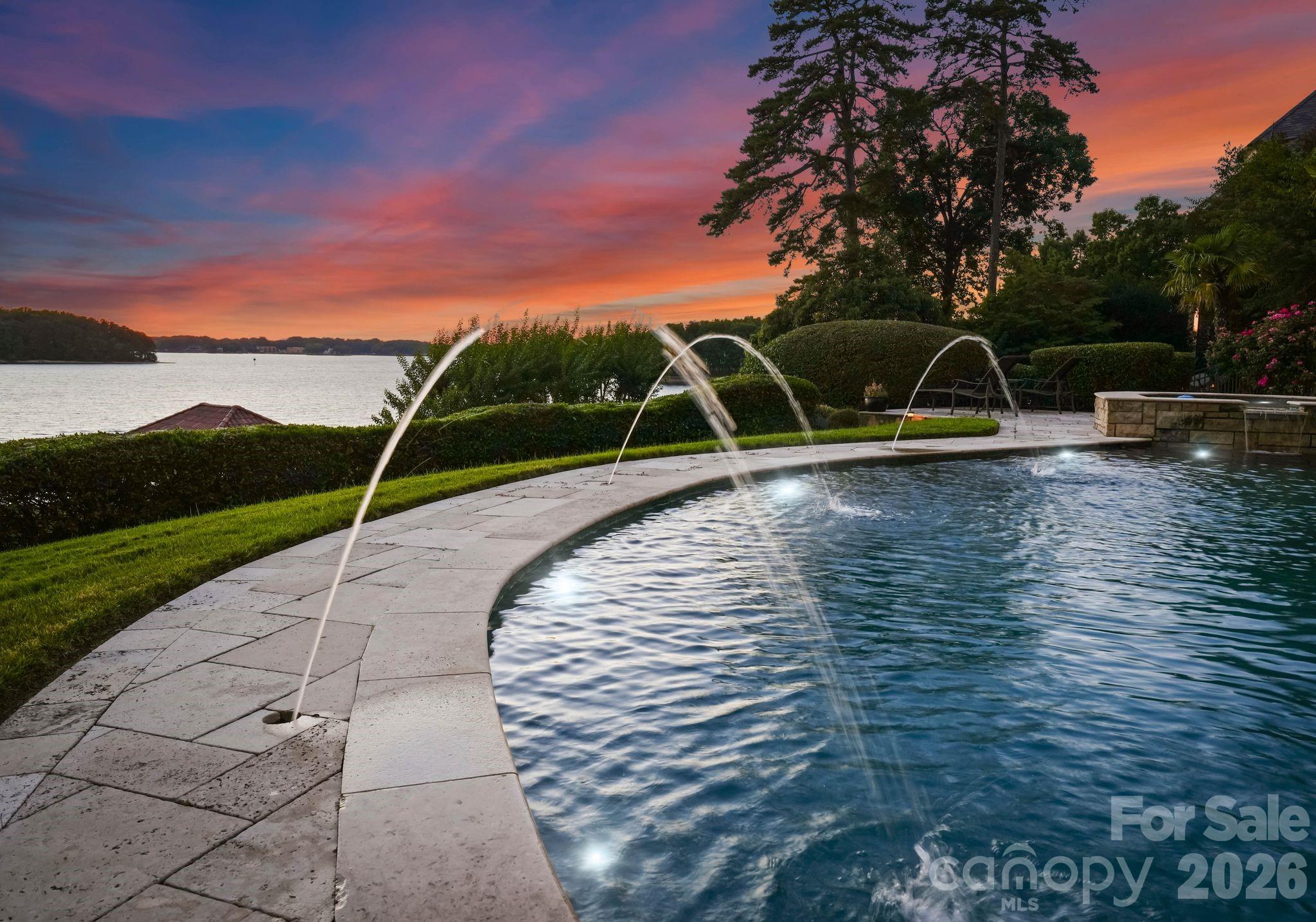 West facing sunset. - 16920 Harbor Master Cove, Cornelius