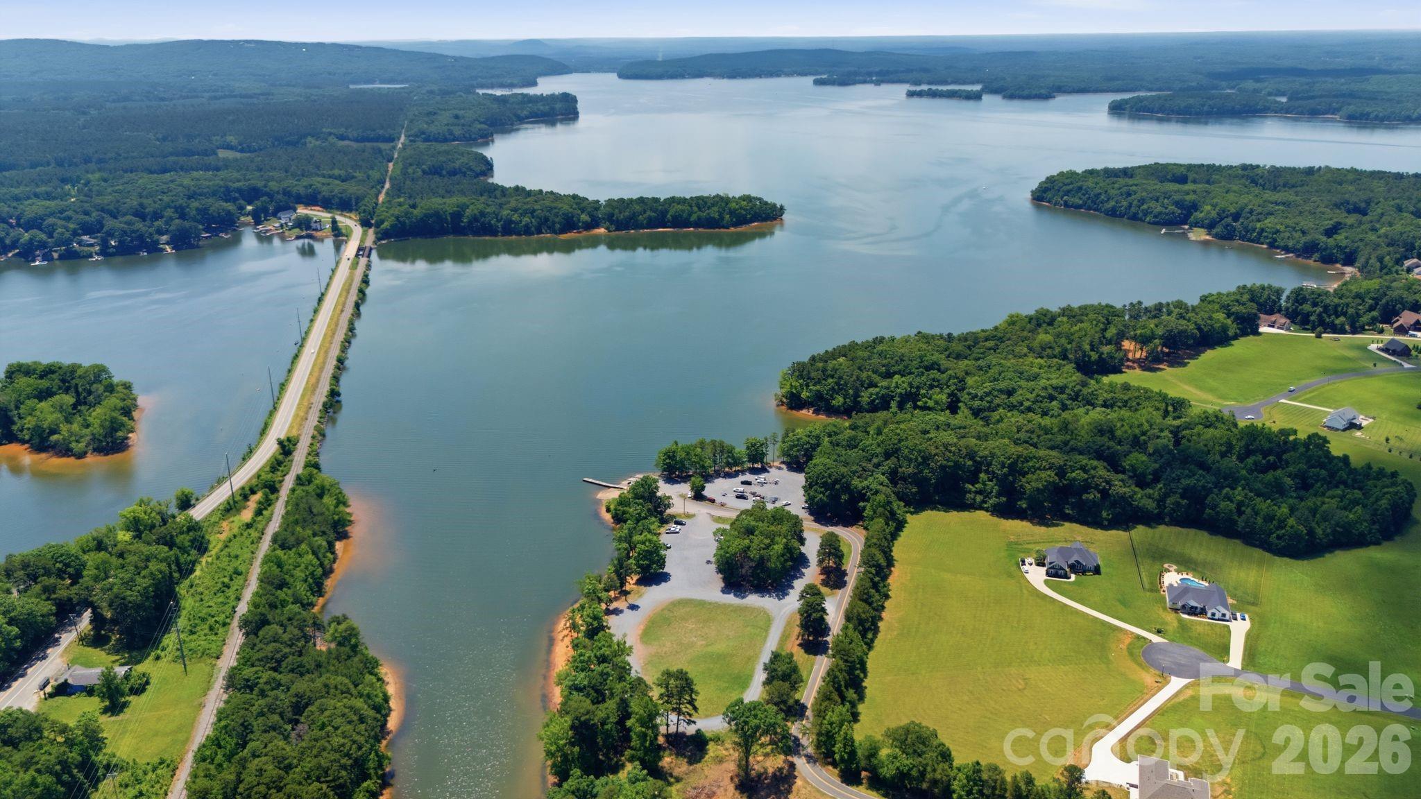 HWY 8 Abbott's Creek bridge to left. - 0 Scout Road, Lexington