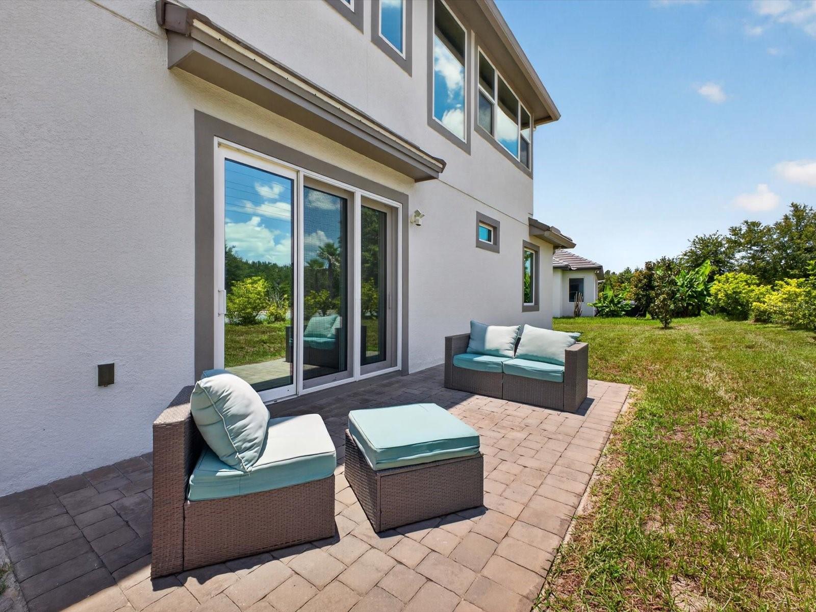 Pavered Rear lanai - 196 HAMPTON LOOP, DAVENPORT