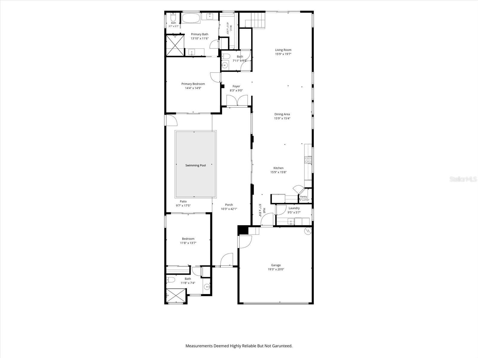 First floor plan - 196 HAMPTON LOOP, DAVENPORT