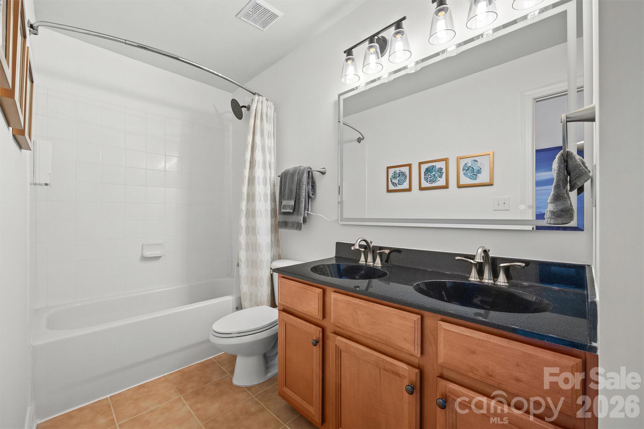 Ensuite bathroom in bedroom 1 - 121 Isle Run Drive, Mooresville