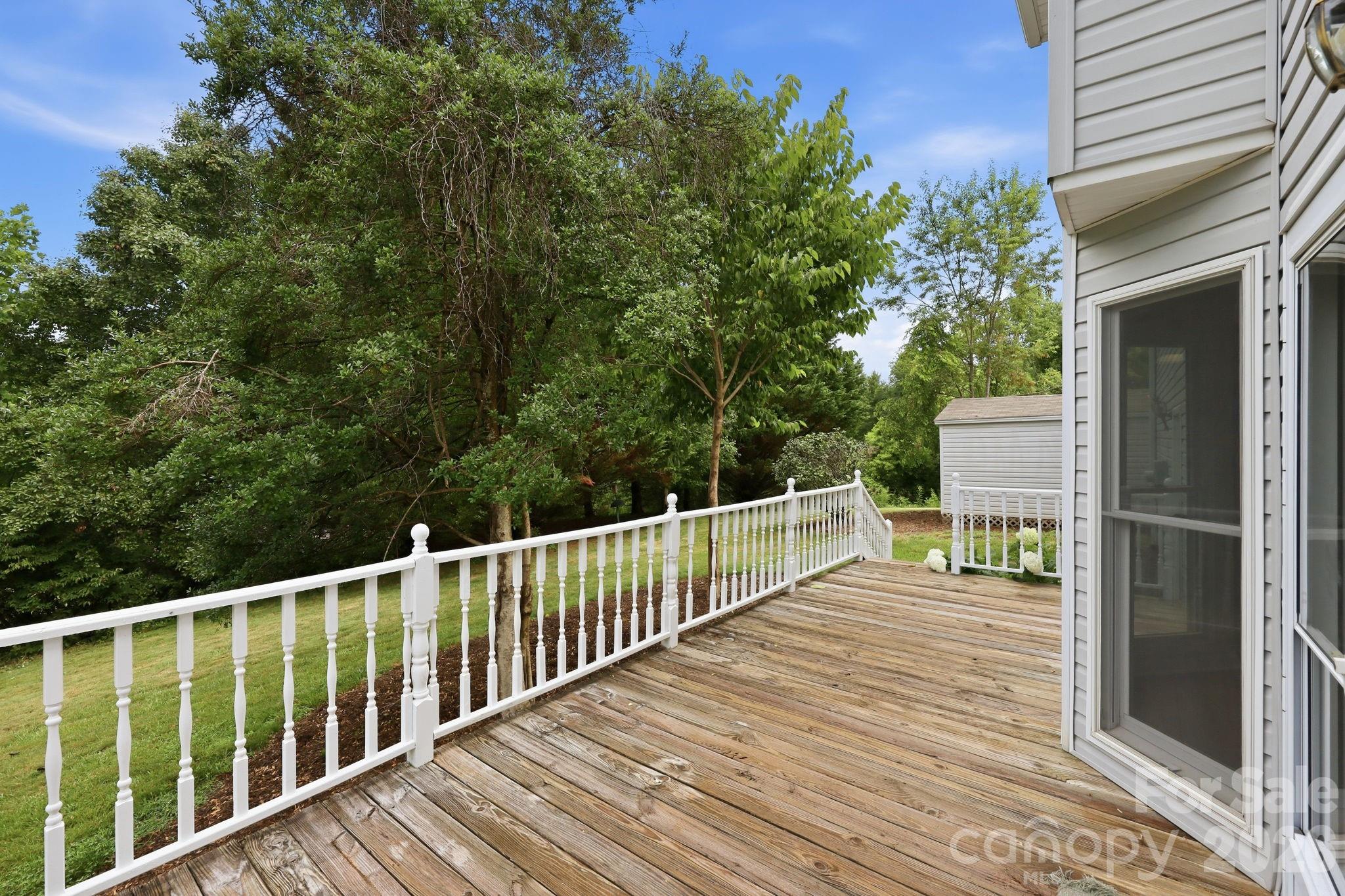 Back Deck from Back Door - 1091 WINDSWEPT RIDGE Road, Marshall