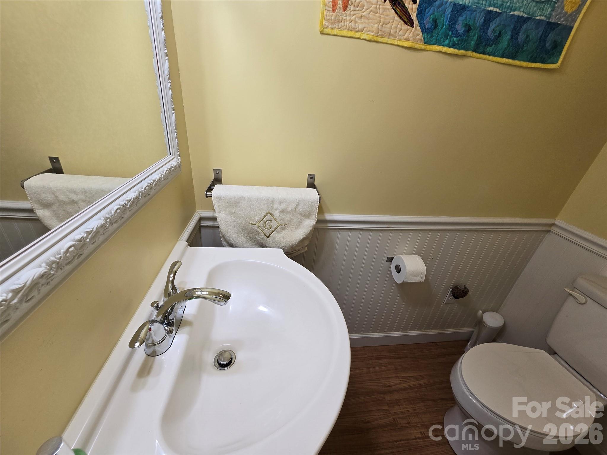 1/2 Bath in Basement - 5760 Valley Field Road, Hickory