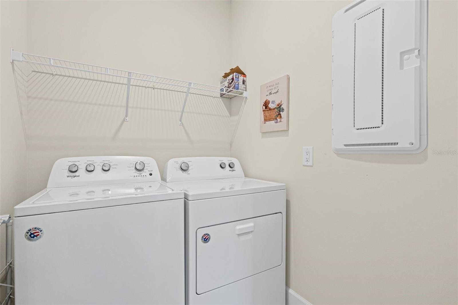 washer / dryer closet - 17726 NORTHWOOD PL, BRADENTON
