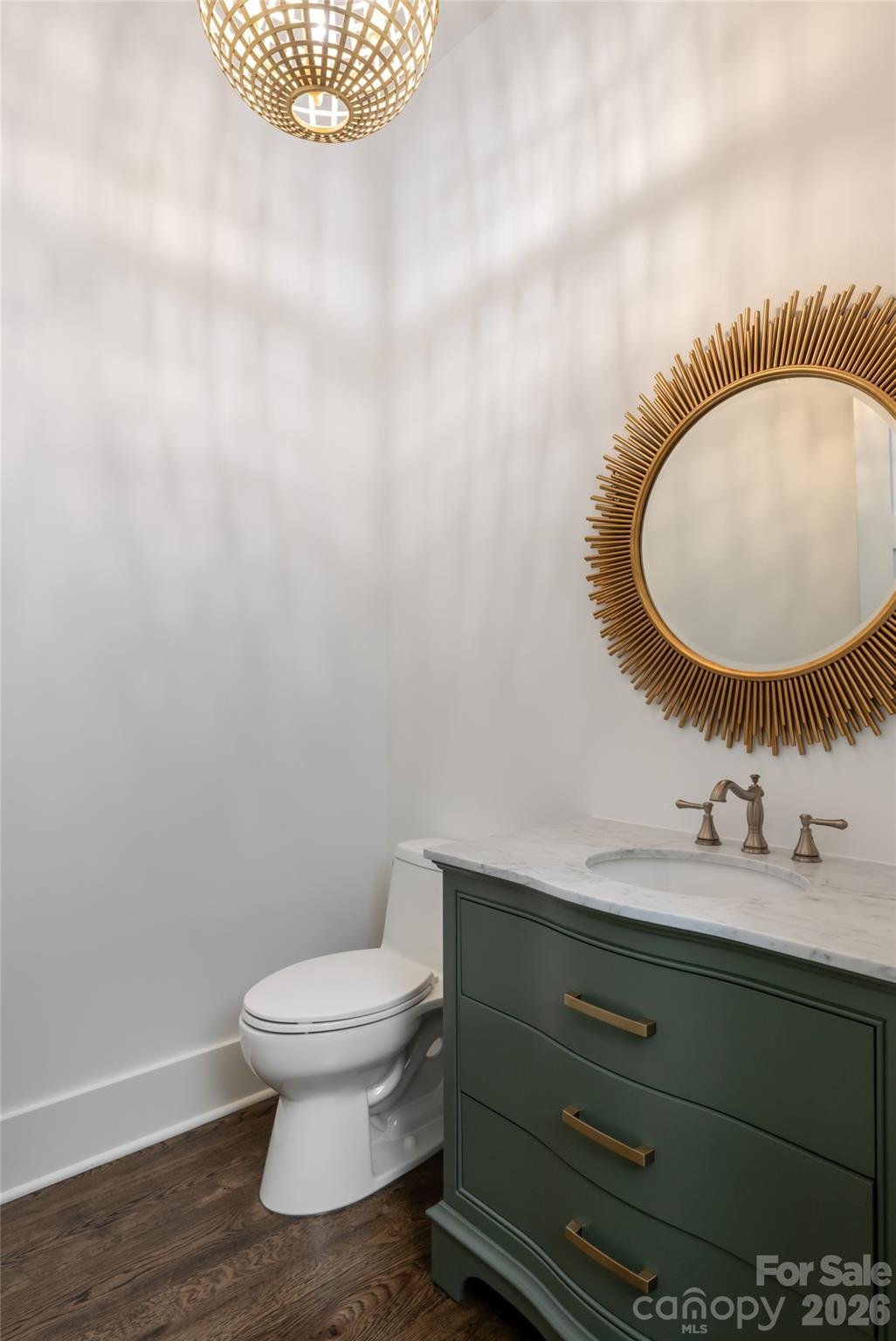 Main level half bath - 58 Blackgum Court, Hendersonville