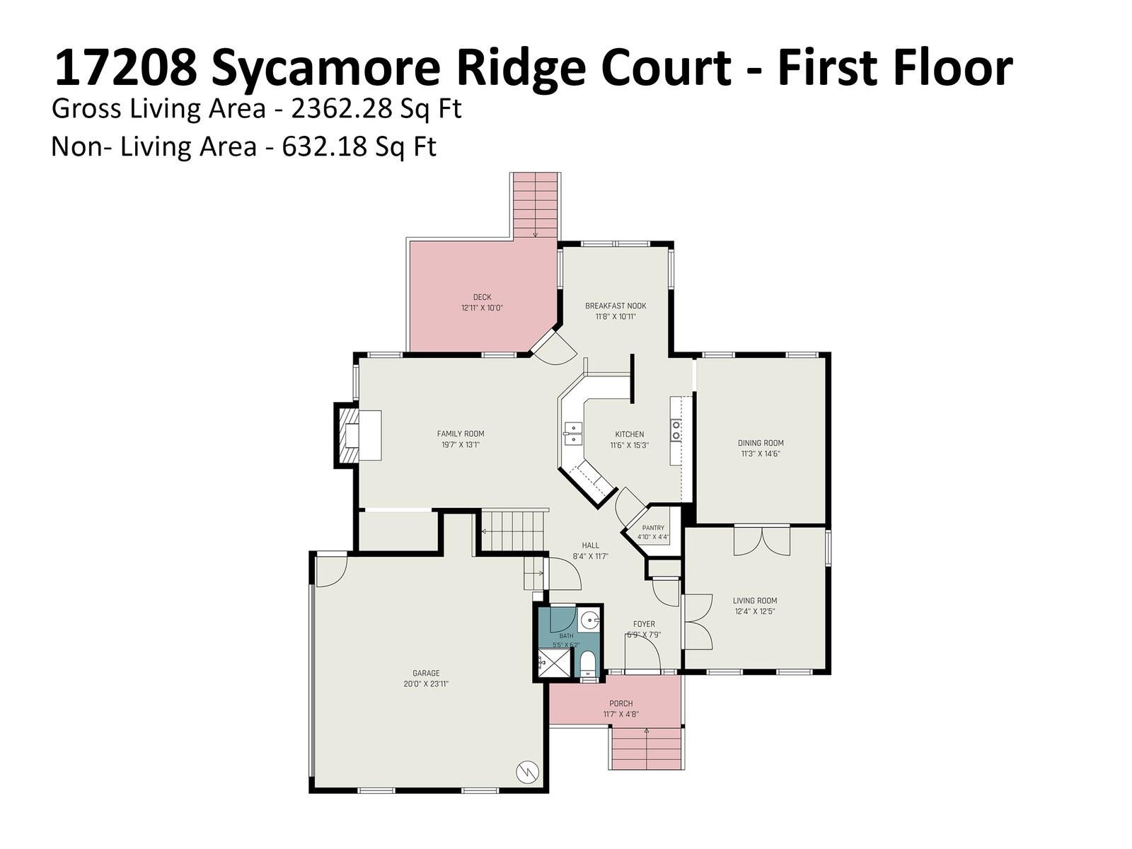 first floor - 17208 Sycamore Ridge Court, Cornelius