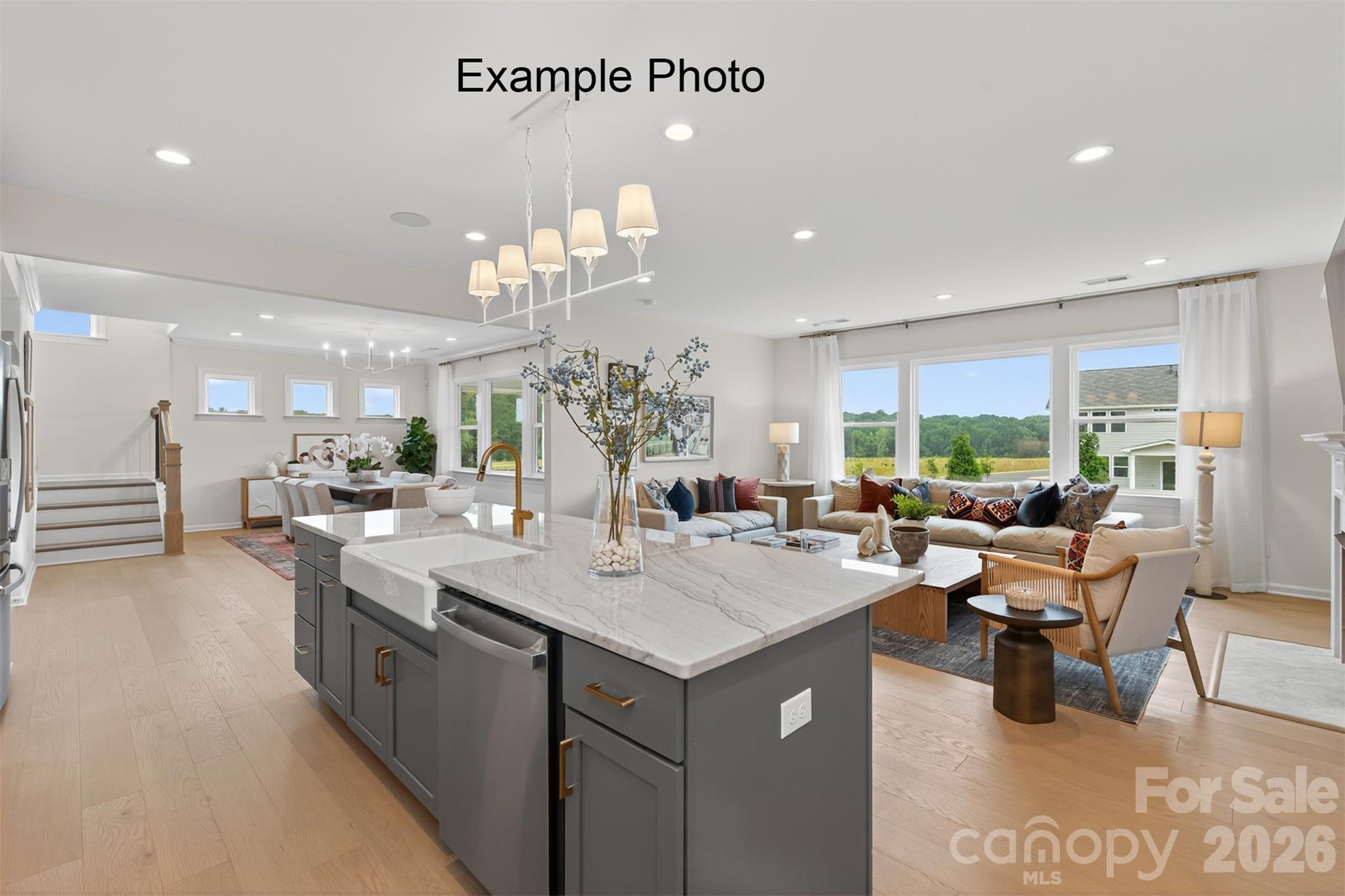 Example Photo - Kitchen/Family Room/Dining - 4709 Hopsack Drive, Indian Trail