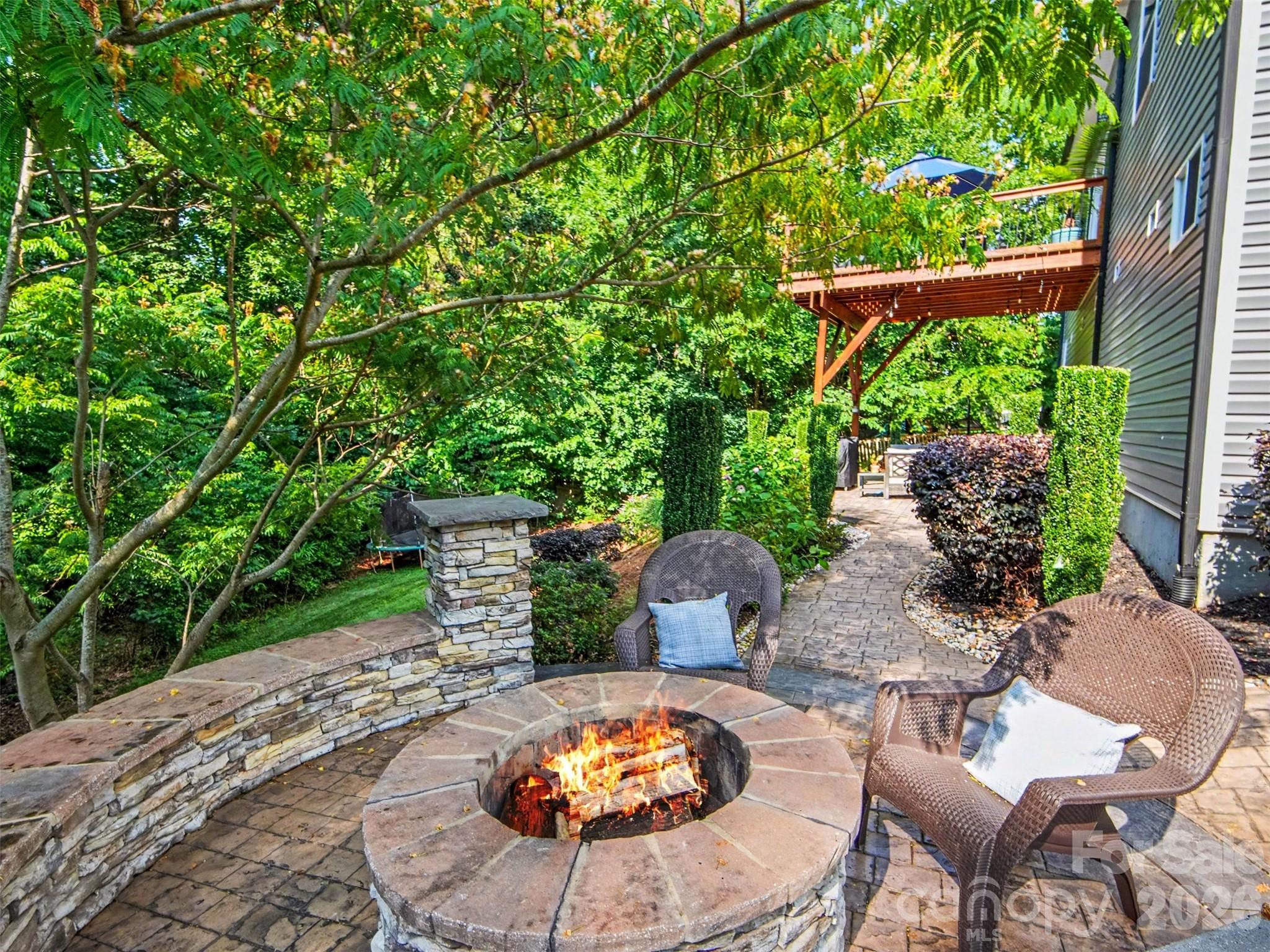 Full length patio - 155 Wood Acre Drive, Mooresville