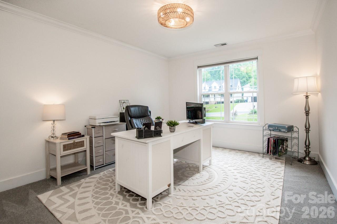 Upstairs bedroom being used as an office - 155 Wood Acre Drive, Mooresville