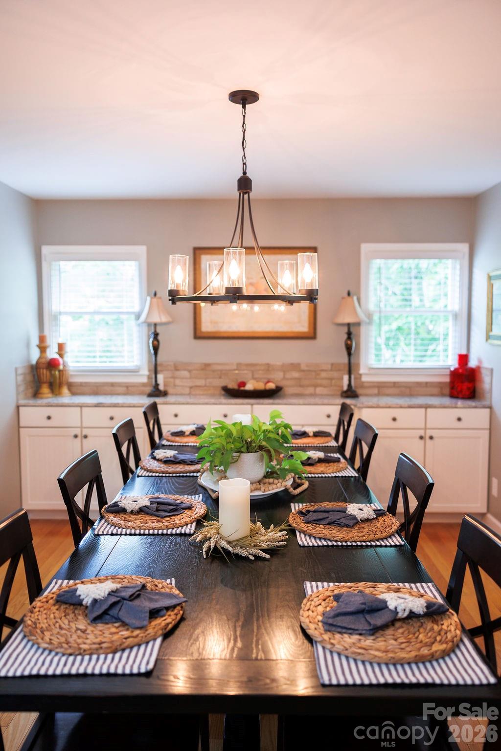 Kitchen dining area with ample more for a large table - 119 Country Meadow Lane, Kings Mountain