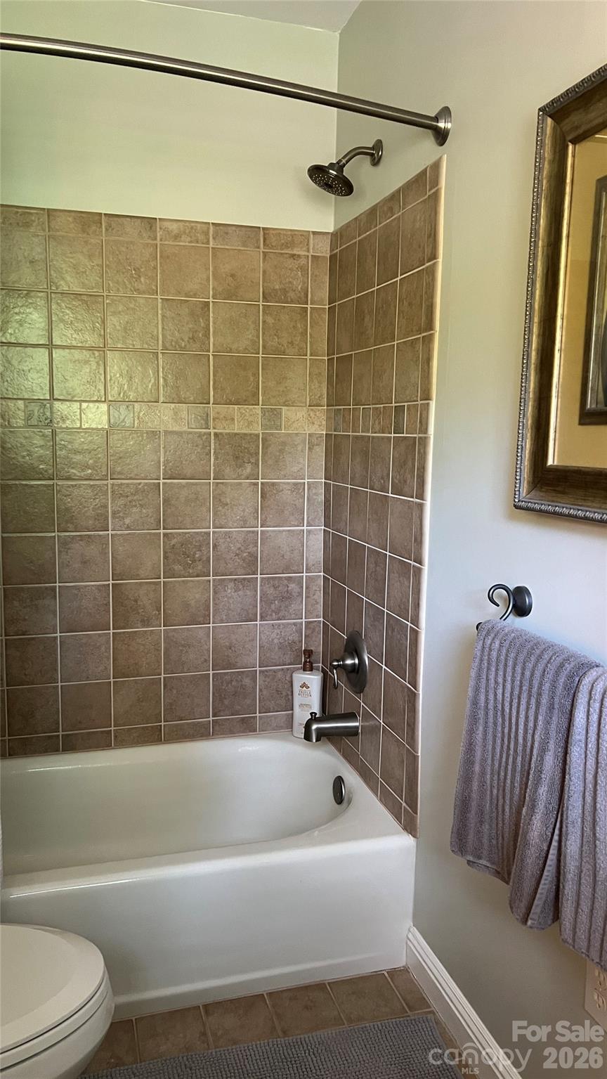 Bathroom 3 with a tub and tile walls - 119 Country Meadow Lane, Kings Mountain