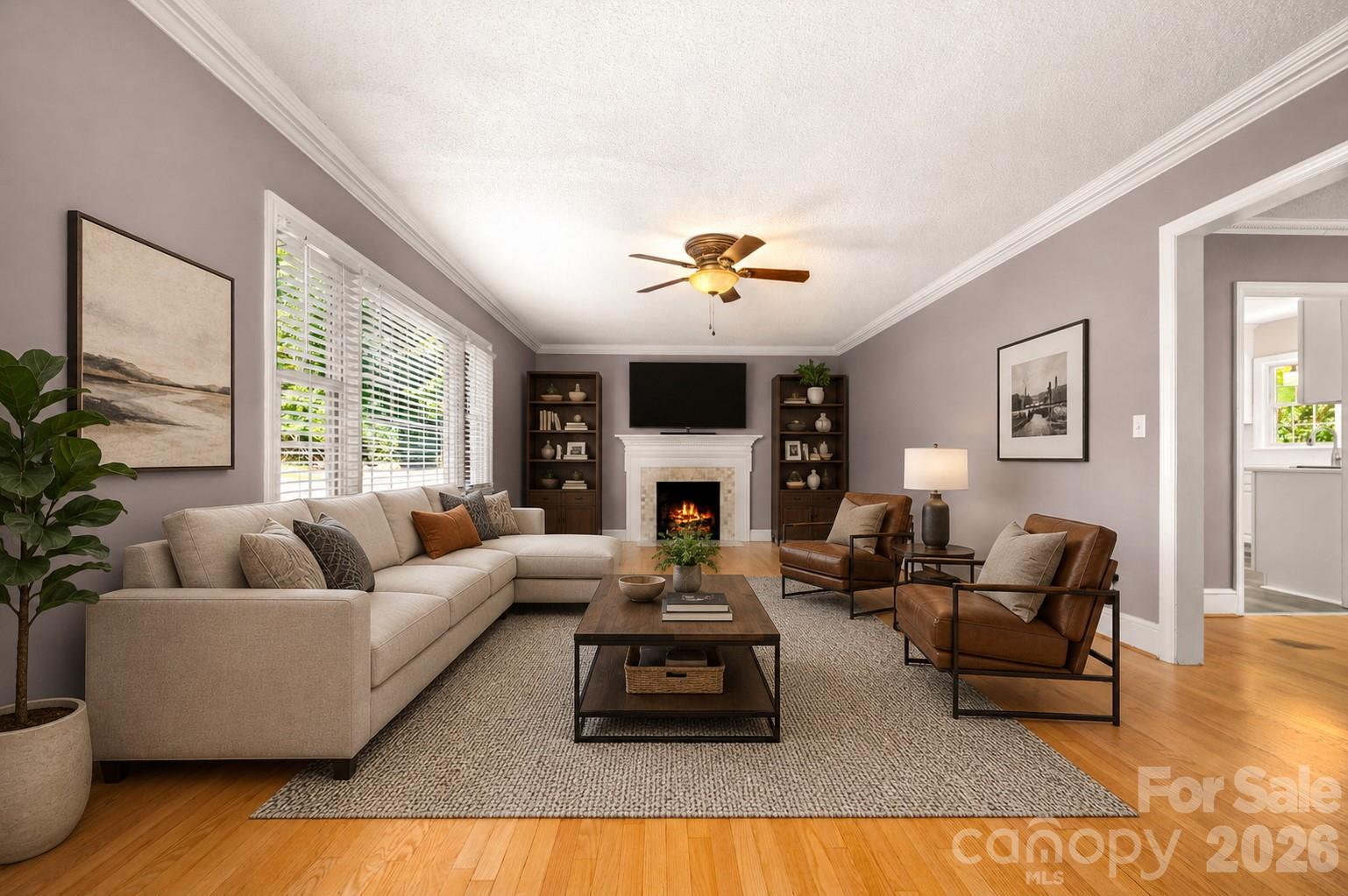 Den - Virtual Staging - 303 Elizabeth Avenue, Forest City
