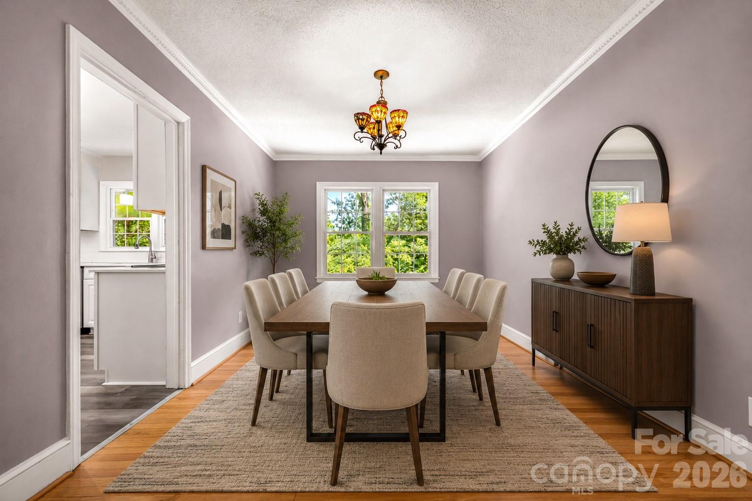 Dining Room - Virtual Staging - 303 Elizabeth Avenue, Forest City