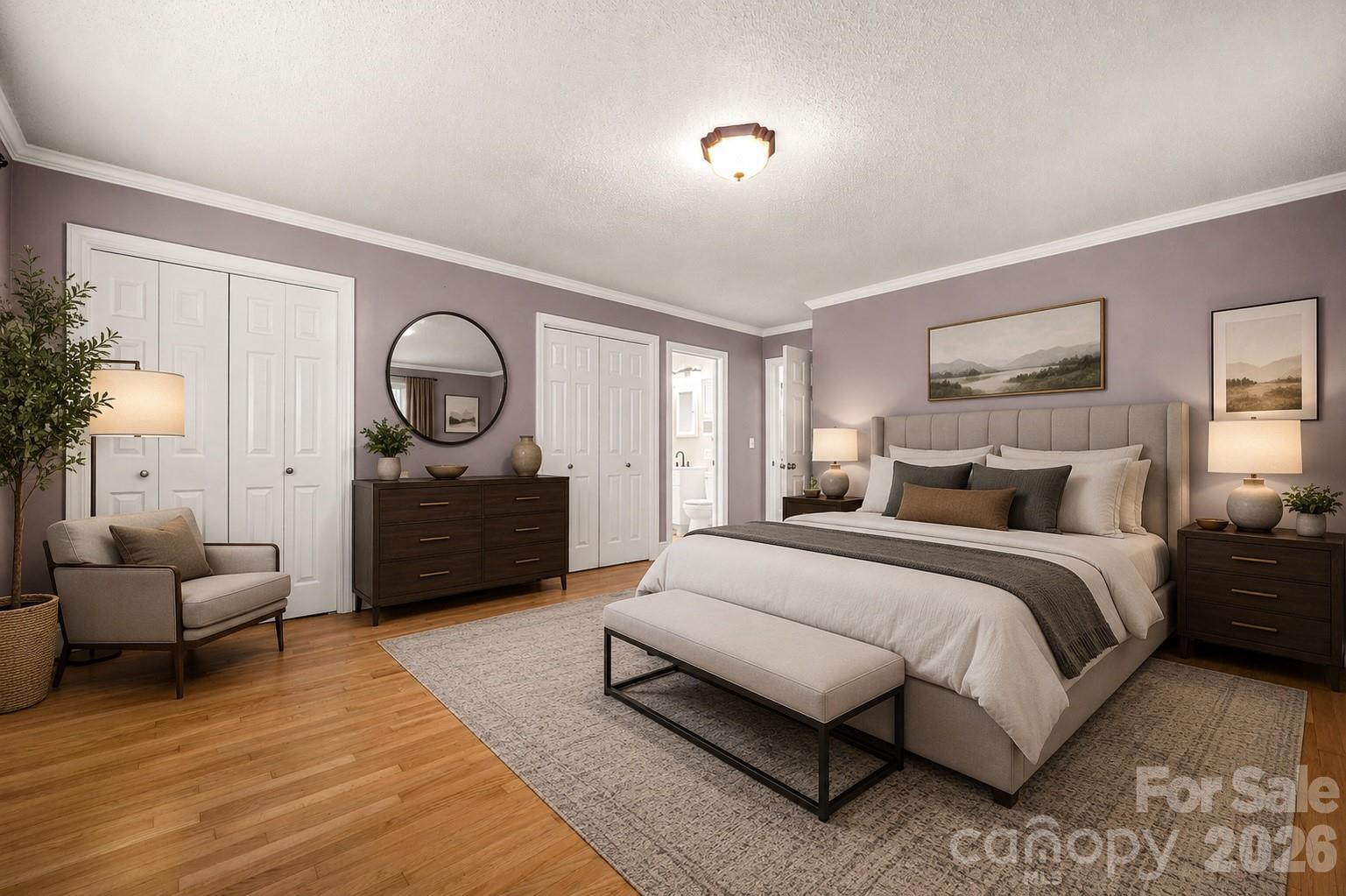 Primary Bedroom - Virtual Staging - 303 Elizabeth Avenue, Forest City