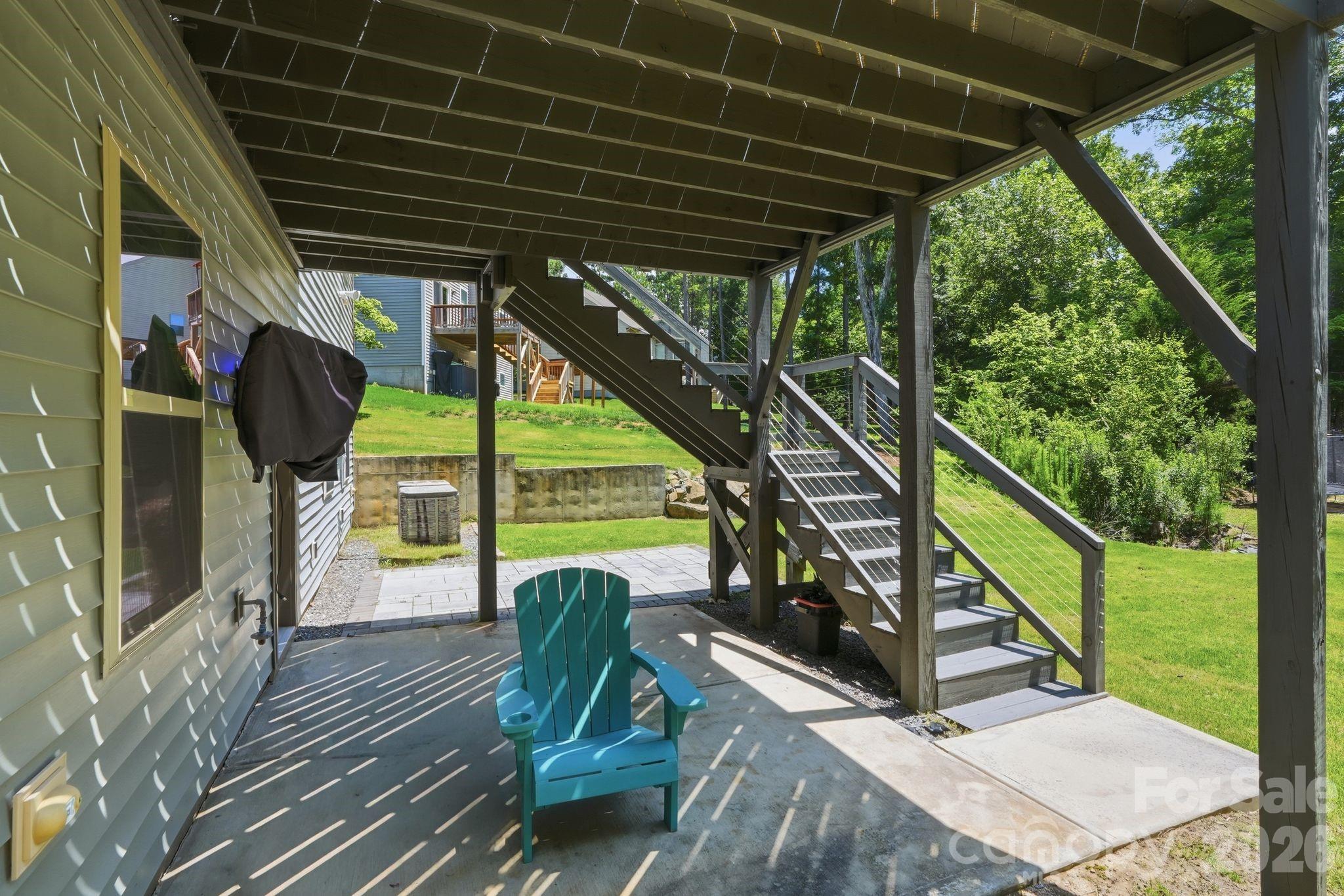 Covered area under deck - 4870 Summerside Drive, Lake Wylie