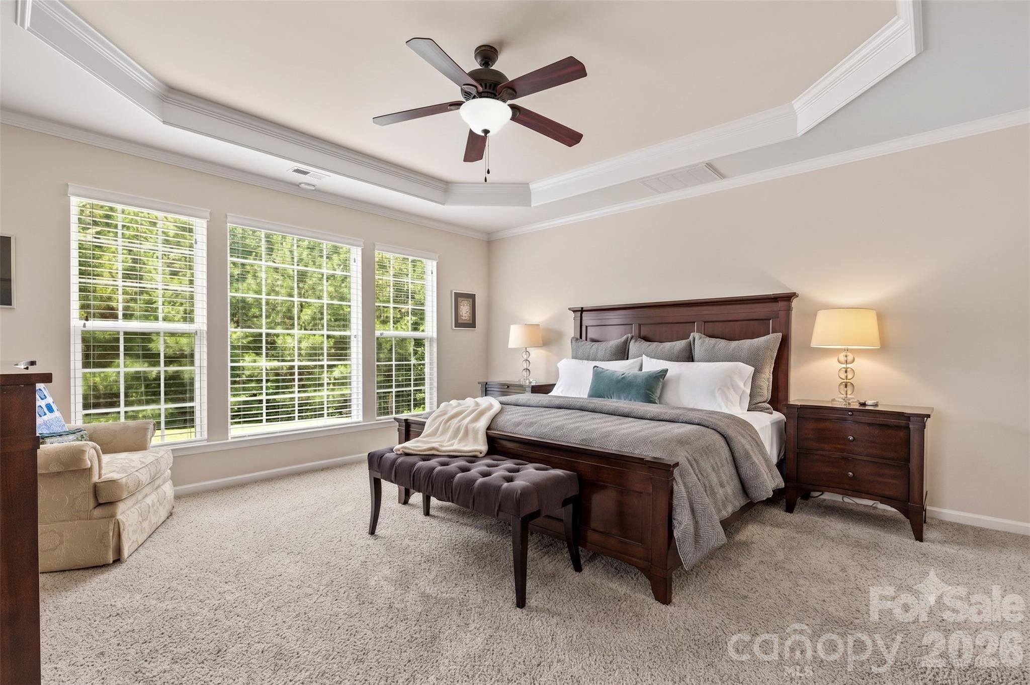 Virtual staged bed - 2096 Kennedy Drive, Indian Land