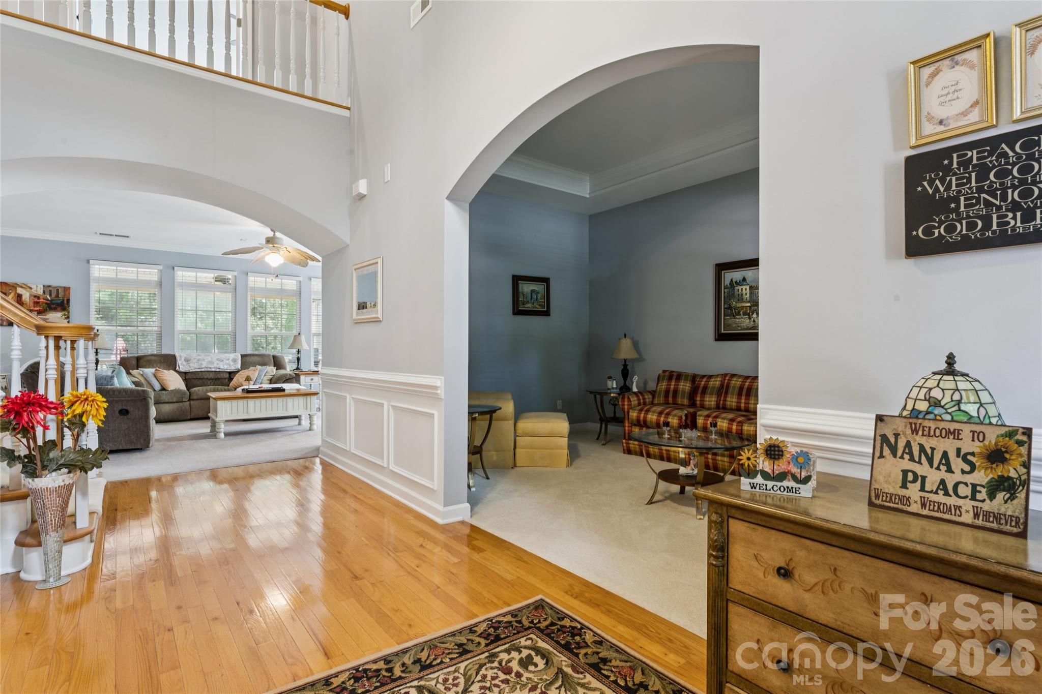 Extra wide foyer - 8108 Penman Springs Drive, Waxhaw