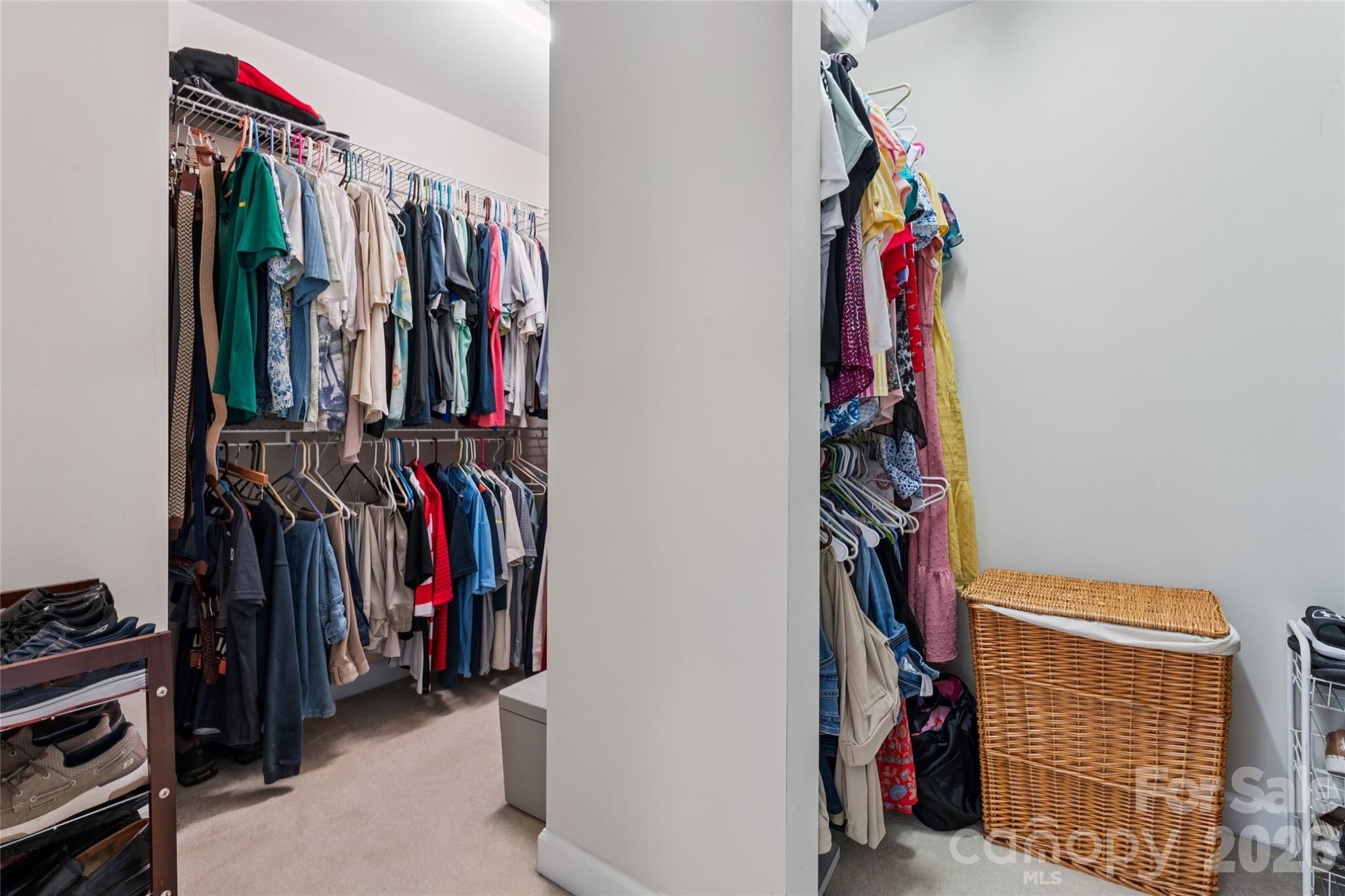 Primary walk-in closet - 8108 Penman Springs Drive, Waxhaw